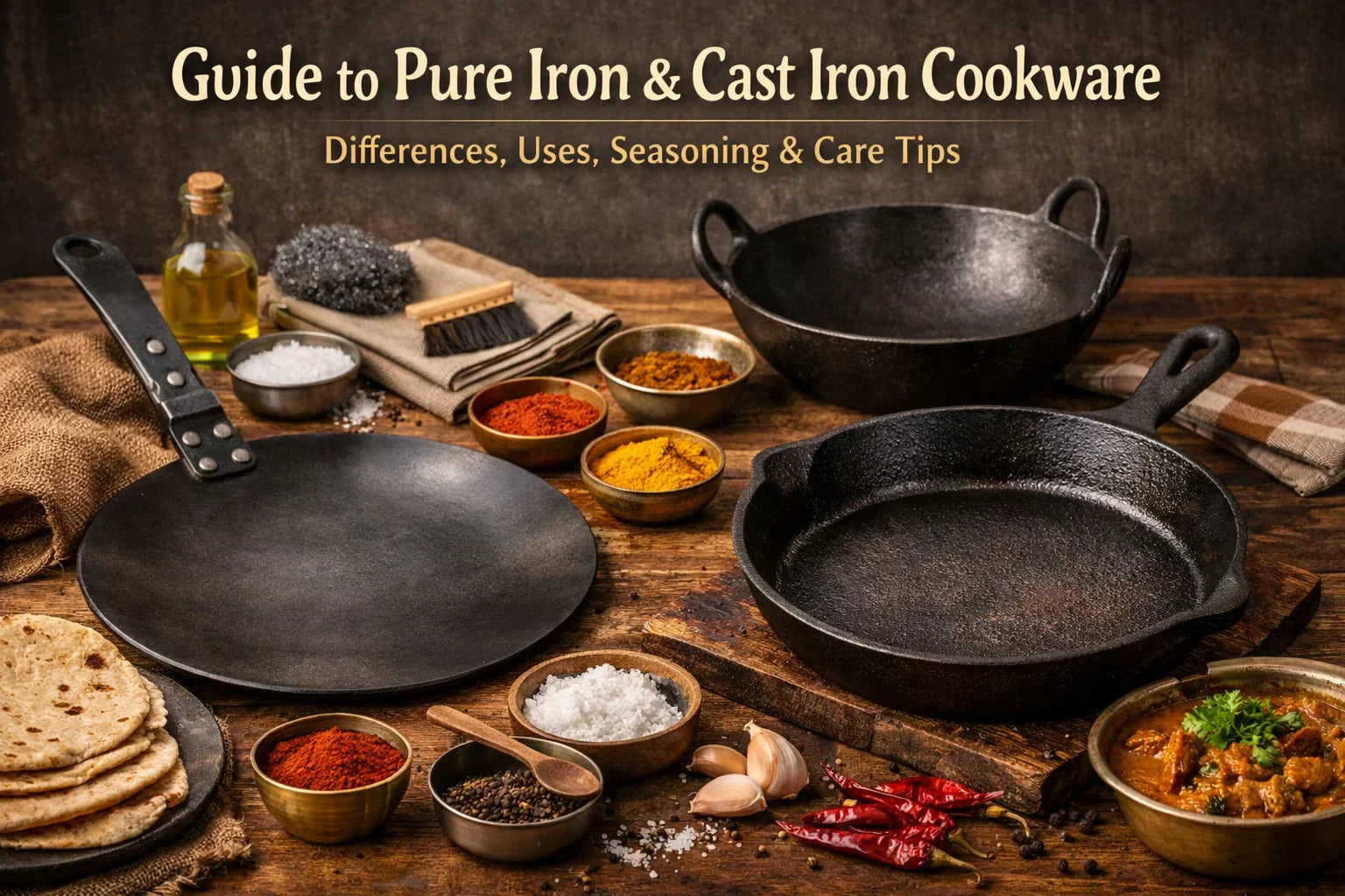 Complete Guide To Pure Iron & Cast Iron Cookware