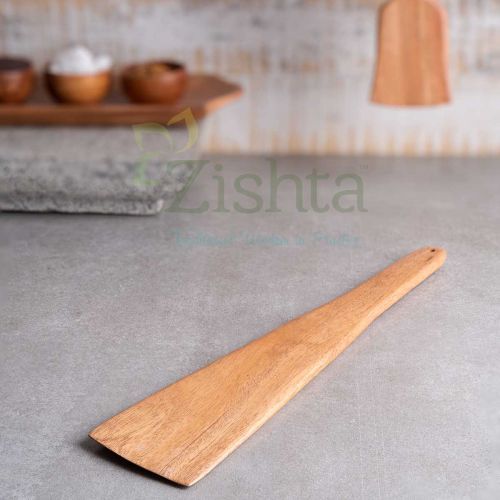 Neem Wooden Ladle Set 2-Zishta Traditional Cookware