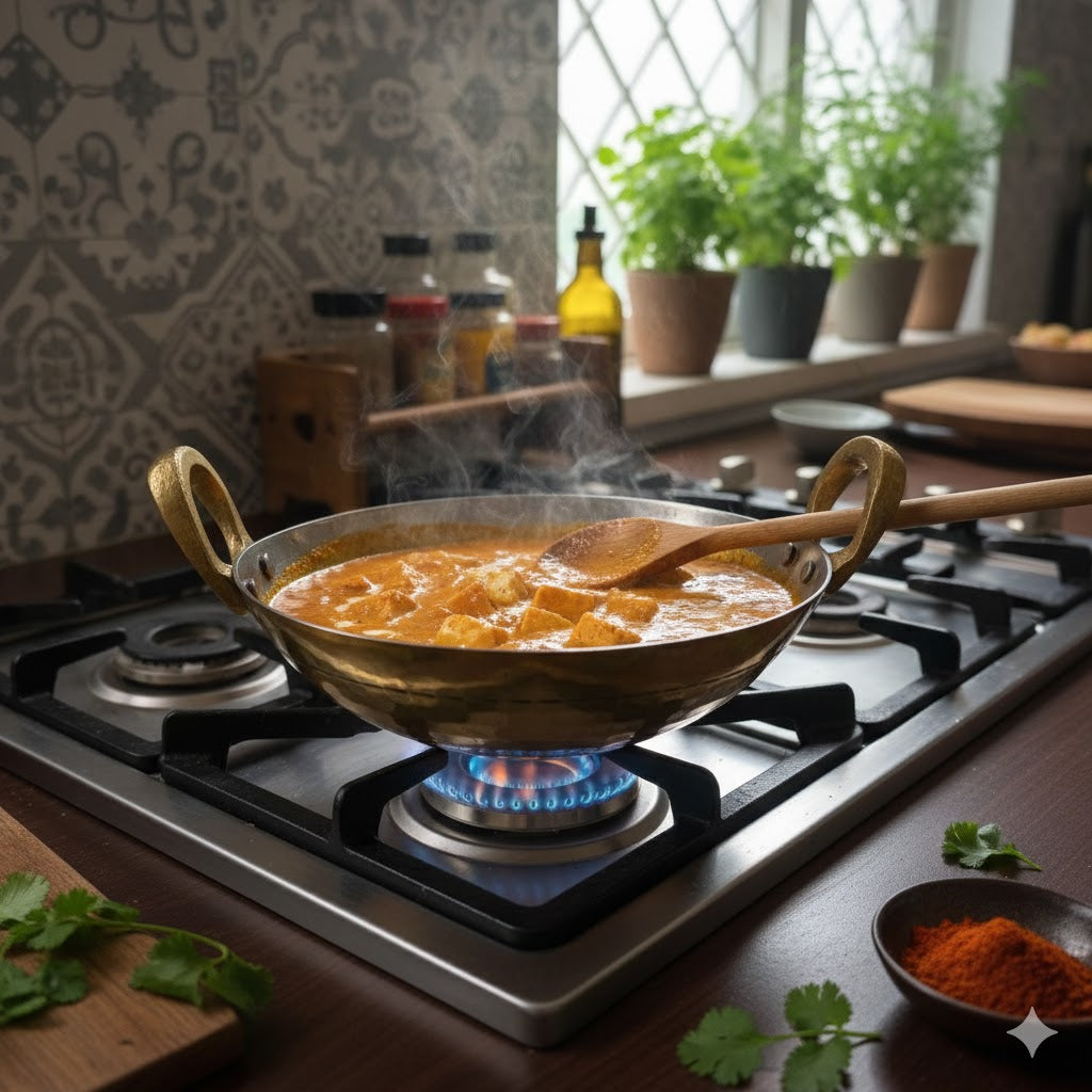 Brass Kadai without lid - Small