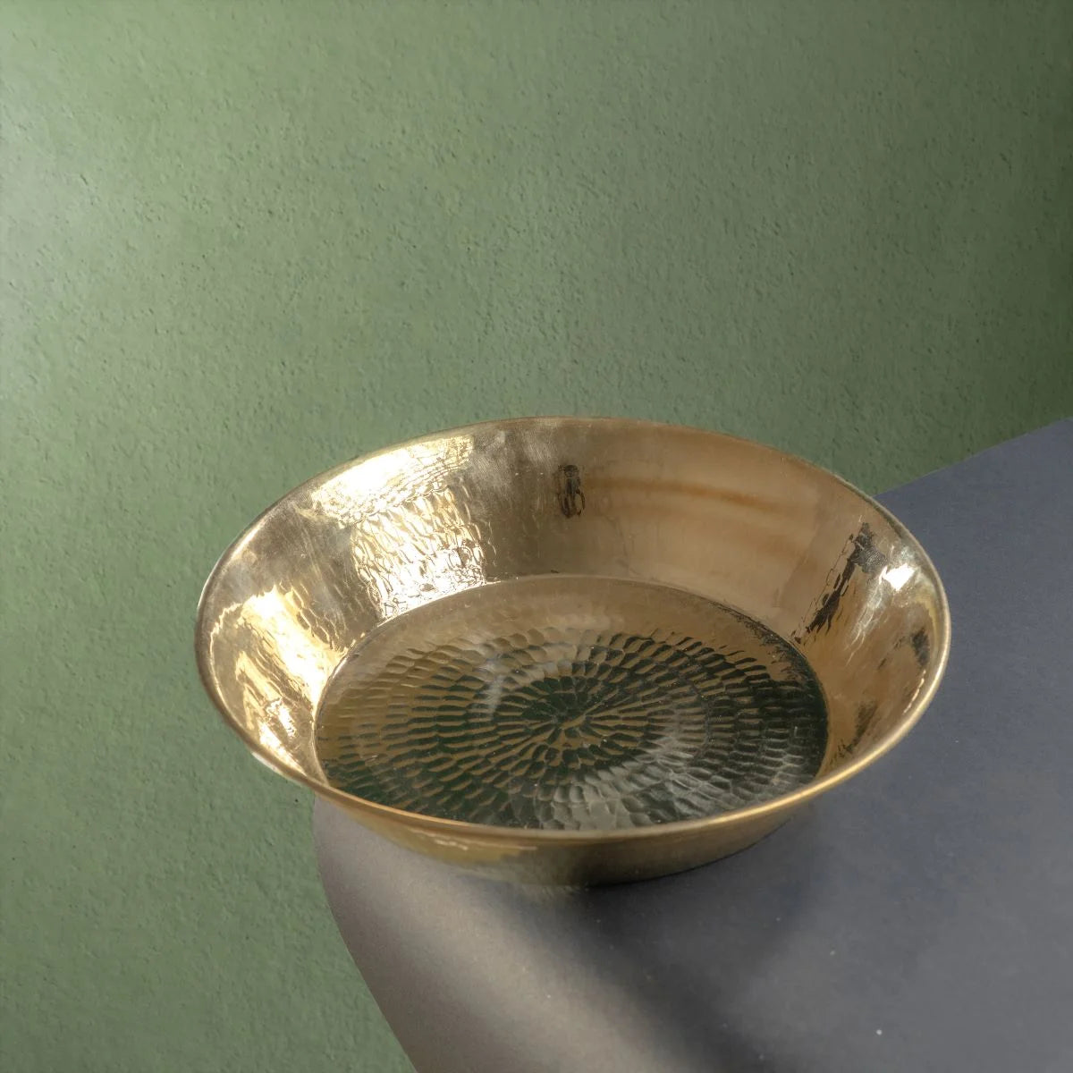 Brass Paraat Pithalai Thambalam without Tin Coating Top View-Zishta Kitchen Accessories