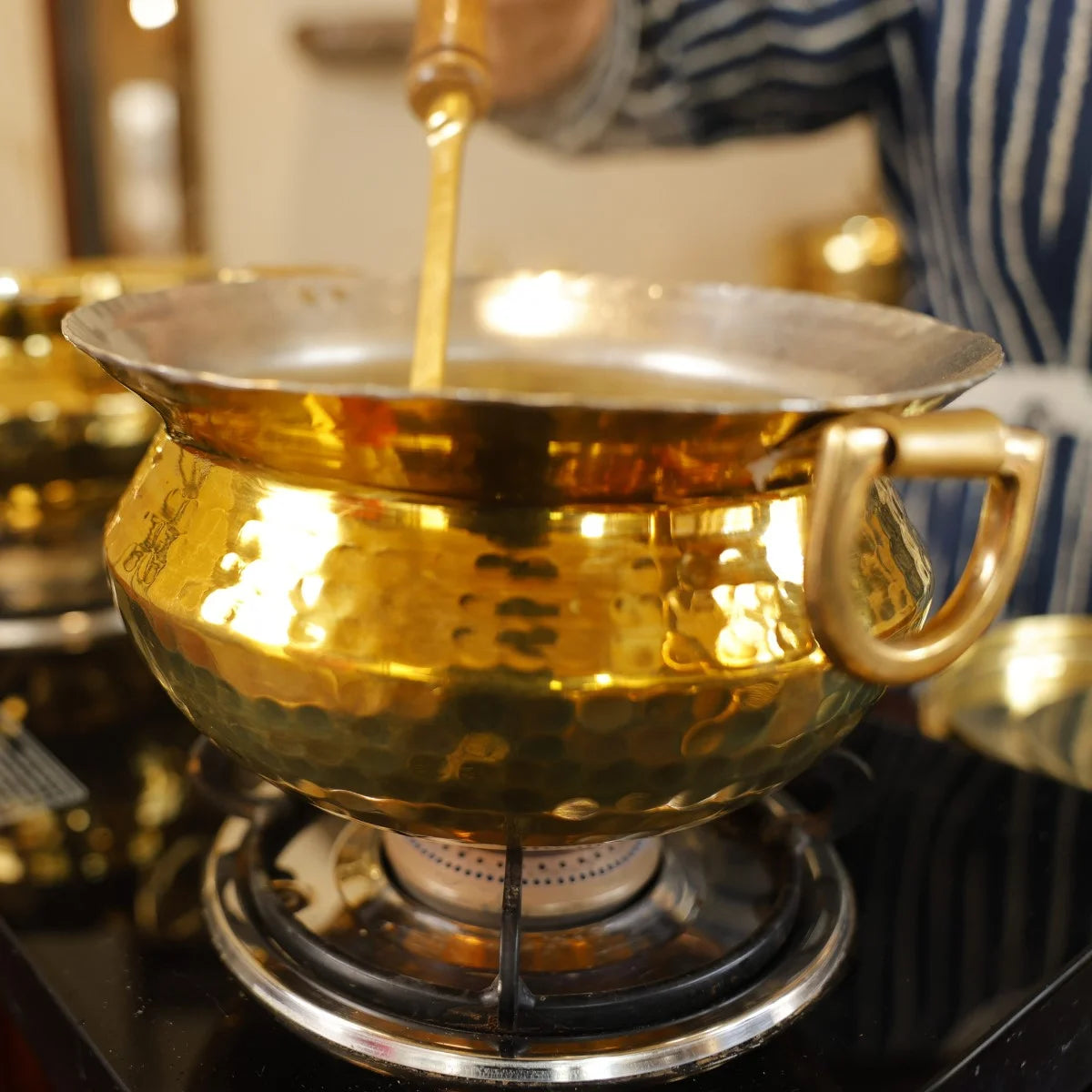 Cooking in Brass Sipri-Zishta Traditional Cookware