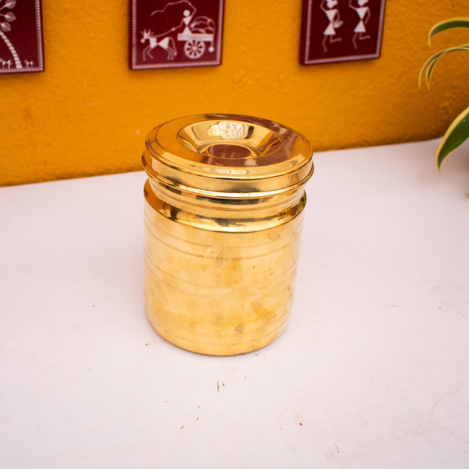 Brass Storage Containers (With Tin Coating)