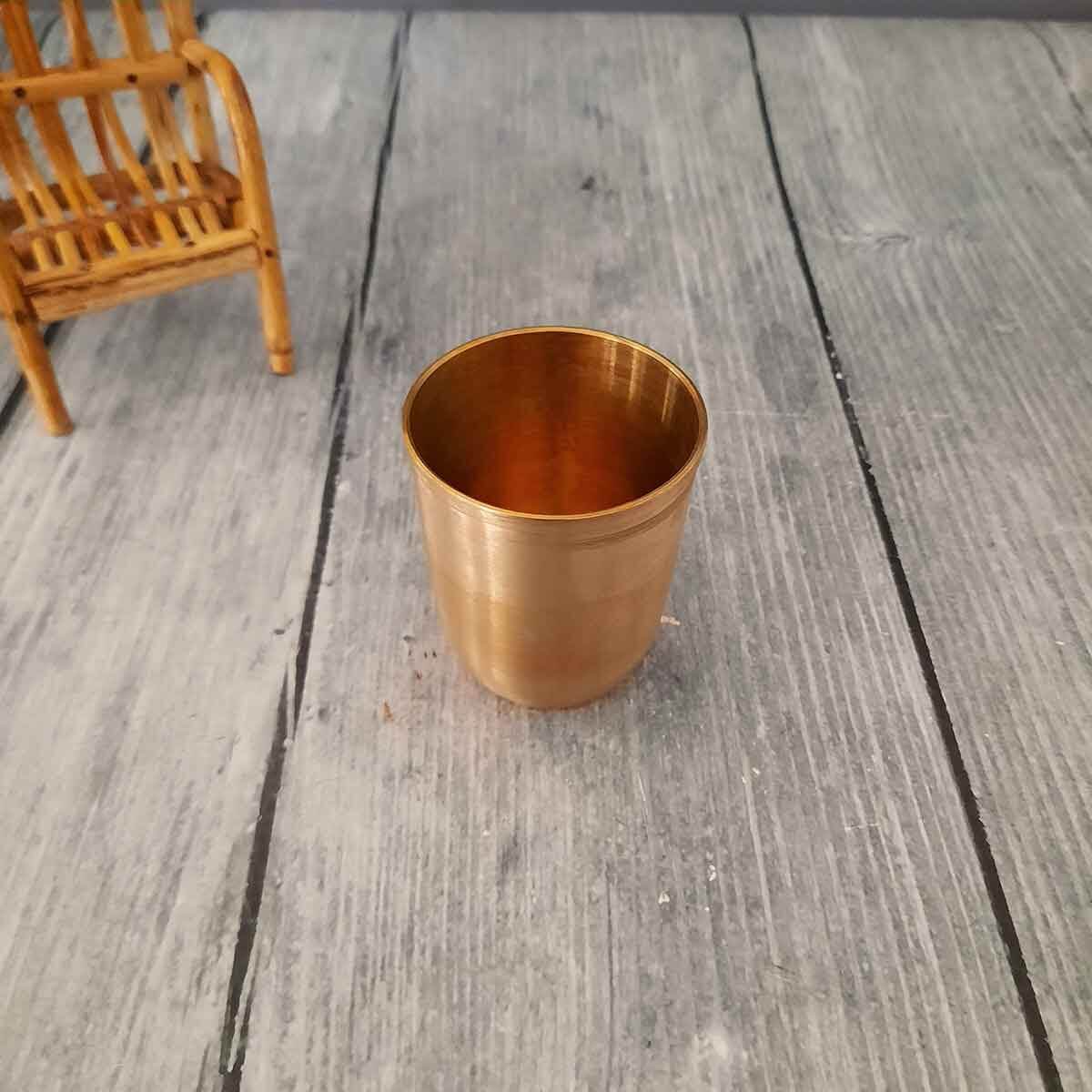 Bronze Baby Glass-Zishta Kansa Serveware