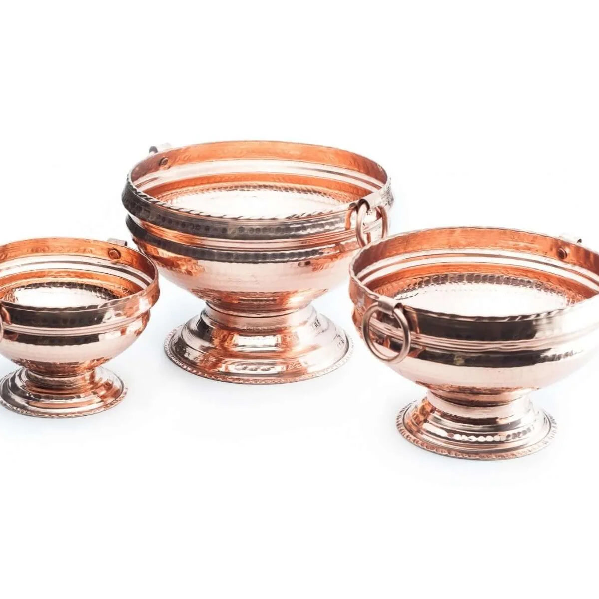 Copper Ganghal 3 Sizes-Zishta Pooja Essentials