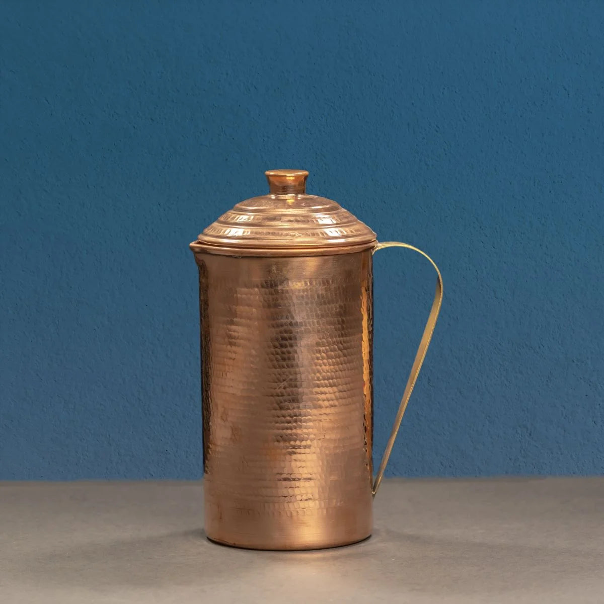 Traditional Copper Water Jug | Handcrafted | Zishta
