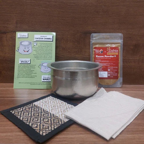 Eeya Chombu Kinnam Shape Starter Kit-Zishta Traditional Cookware