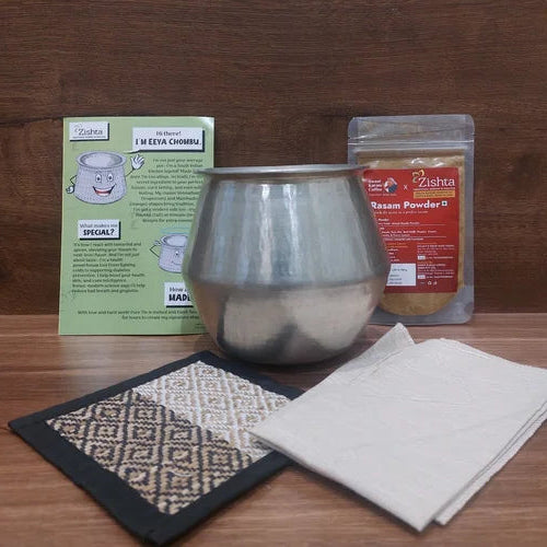 Eeya Chombu Mambazham Shape Starter Kit-Zishta Traditional Cookware