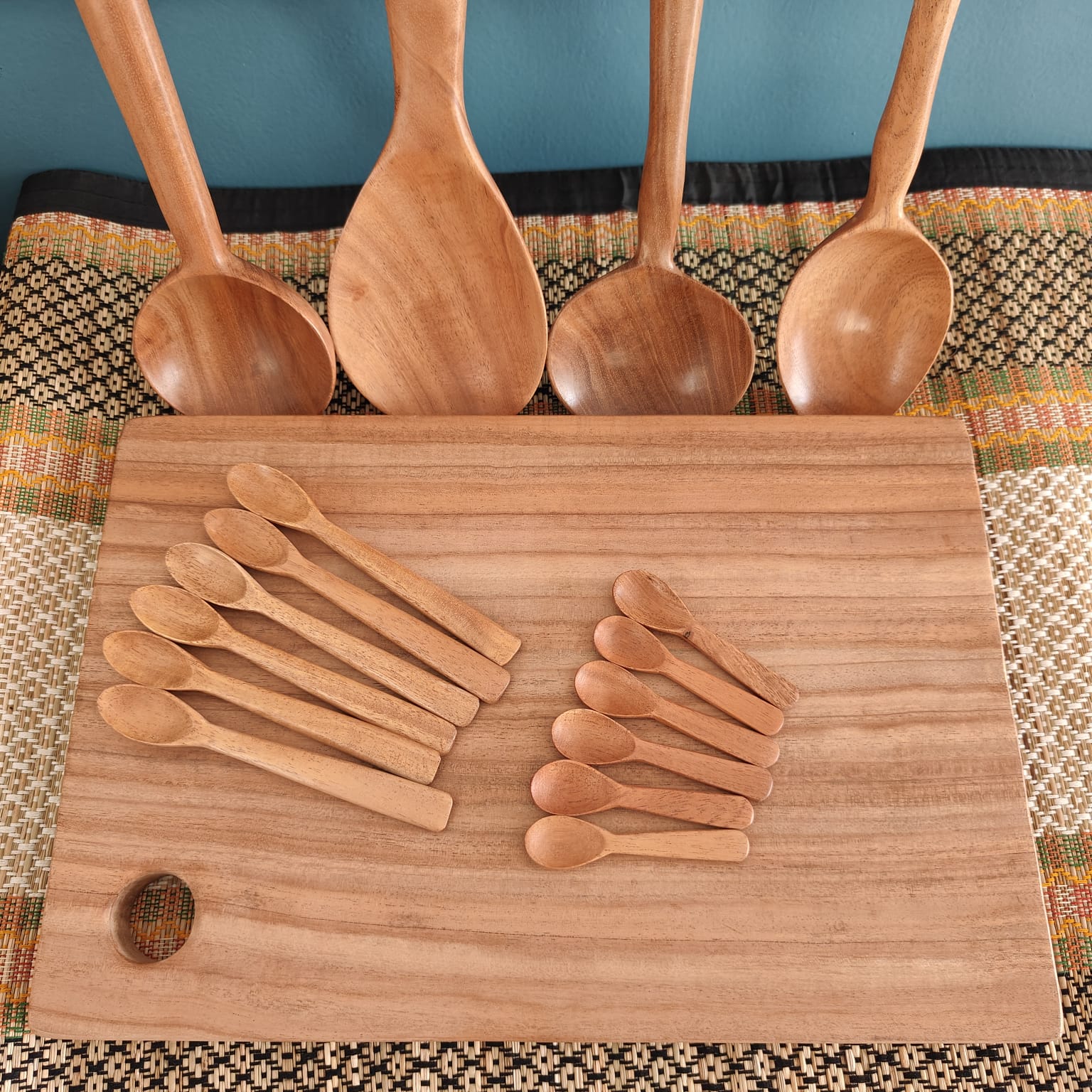 Handcrafted Neem Wood Kitchen Set Combo-1-Zishta Traditional Neemwood Kitchen Accessories