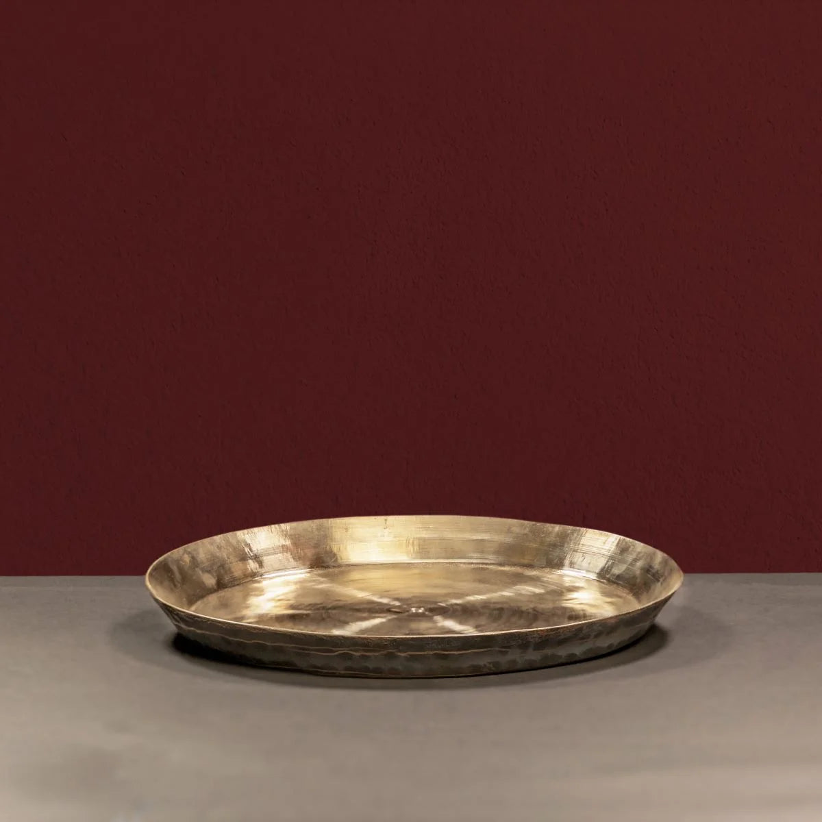 Kansa Thali-Bronze Dinner Plate-Zishta Traditional Dinnerware