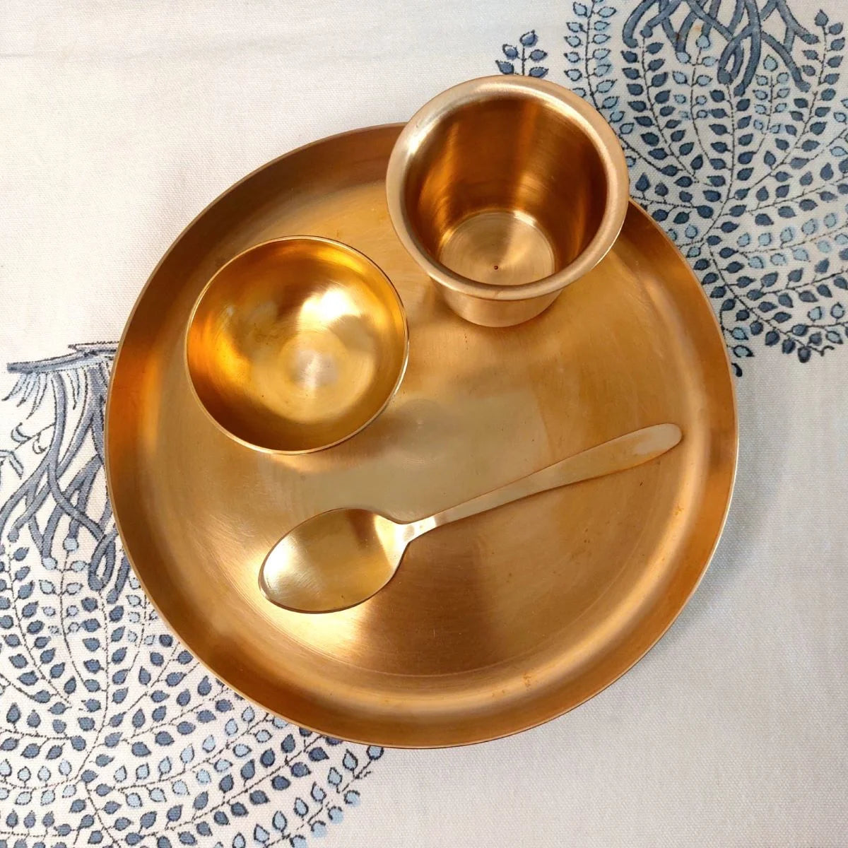 Kansa Kids Dinner Set-Zishta Kansa Serveware