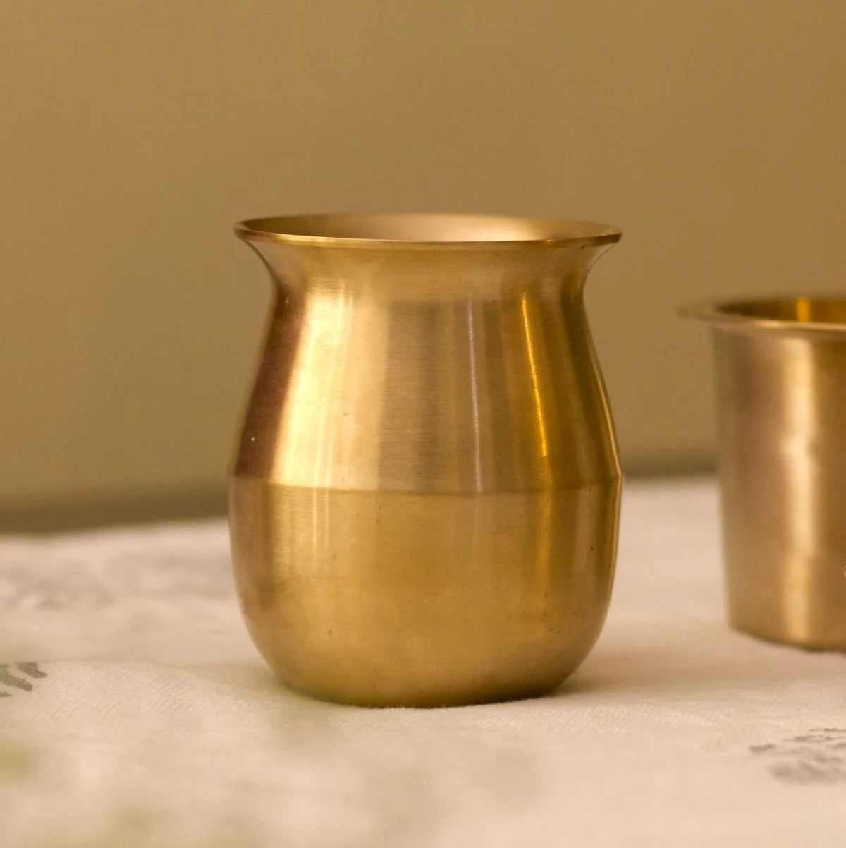 Kansa Tulsi Lota Closer View-Zishta Traditional Serveware