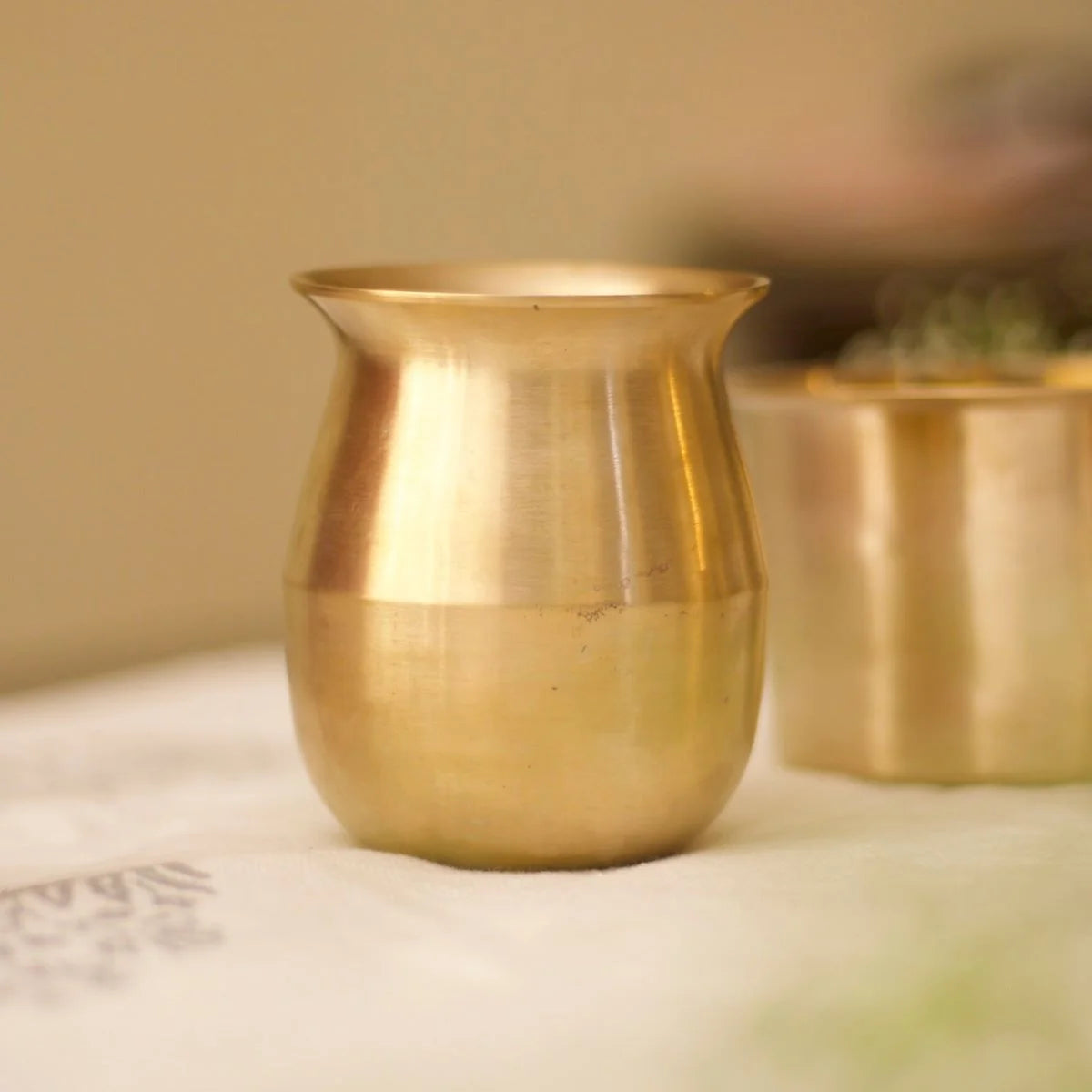 Pure Kansa Tulsi Lota-Zishta Traditional Serveware