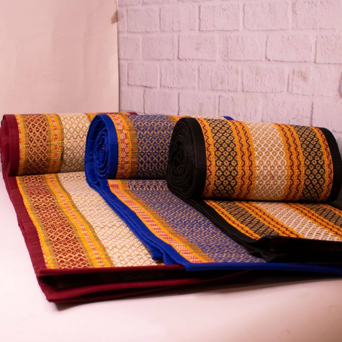 Handmade Madur Mats Medium 3 Fold-3-Zishta Home Decor