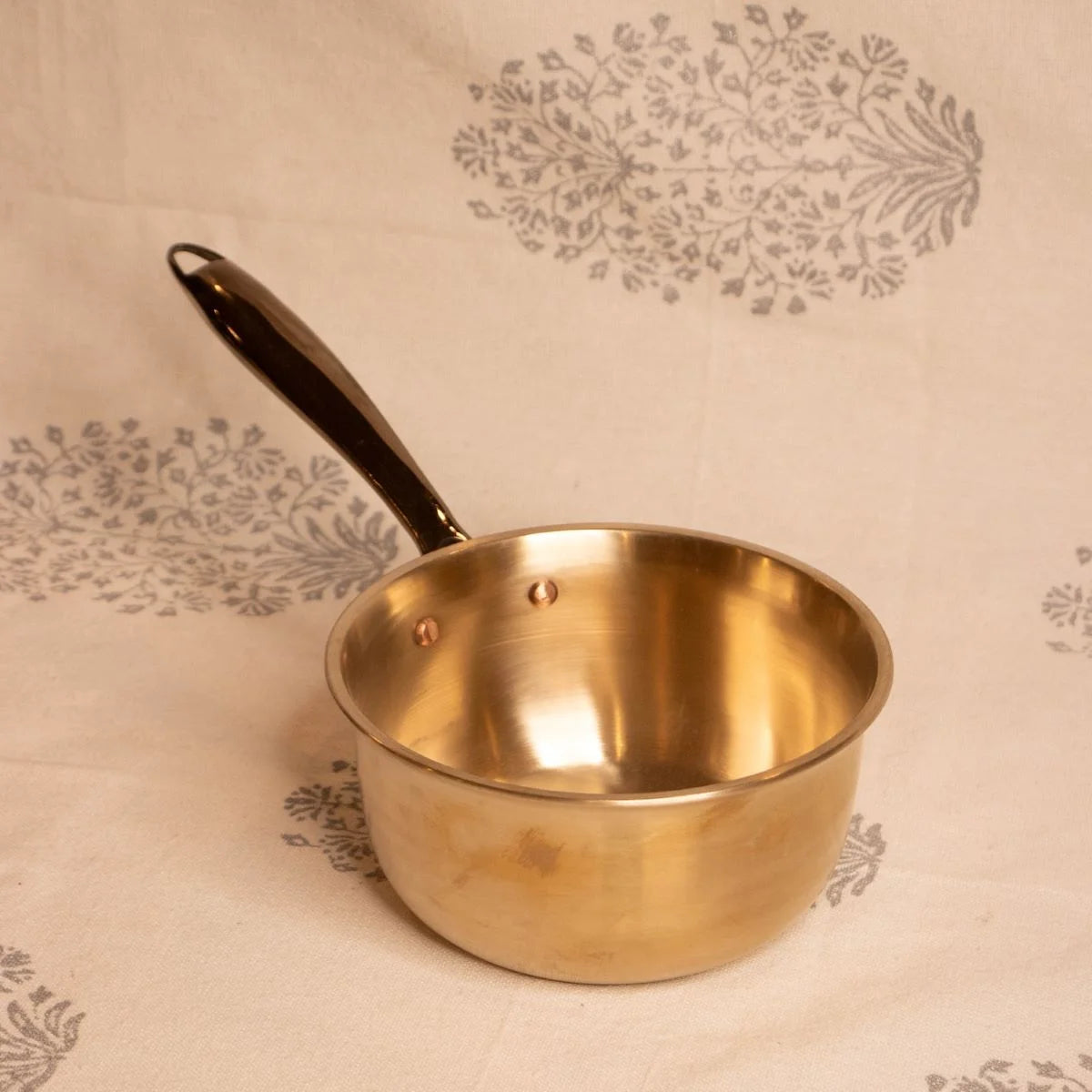 Pure Kansa Tulsi Saucepan-Zishta Traditional Bronze Cookware