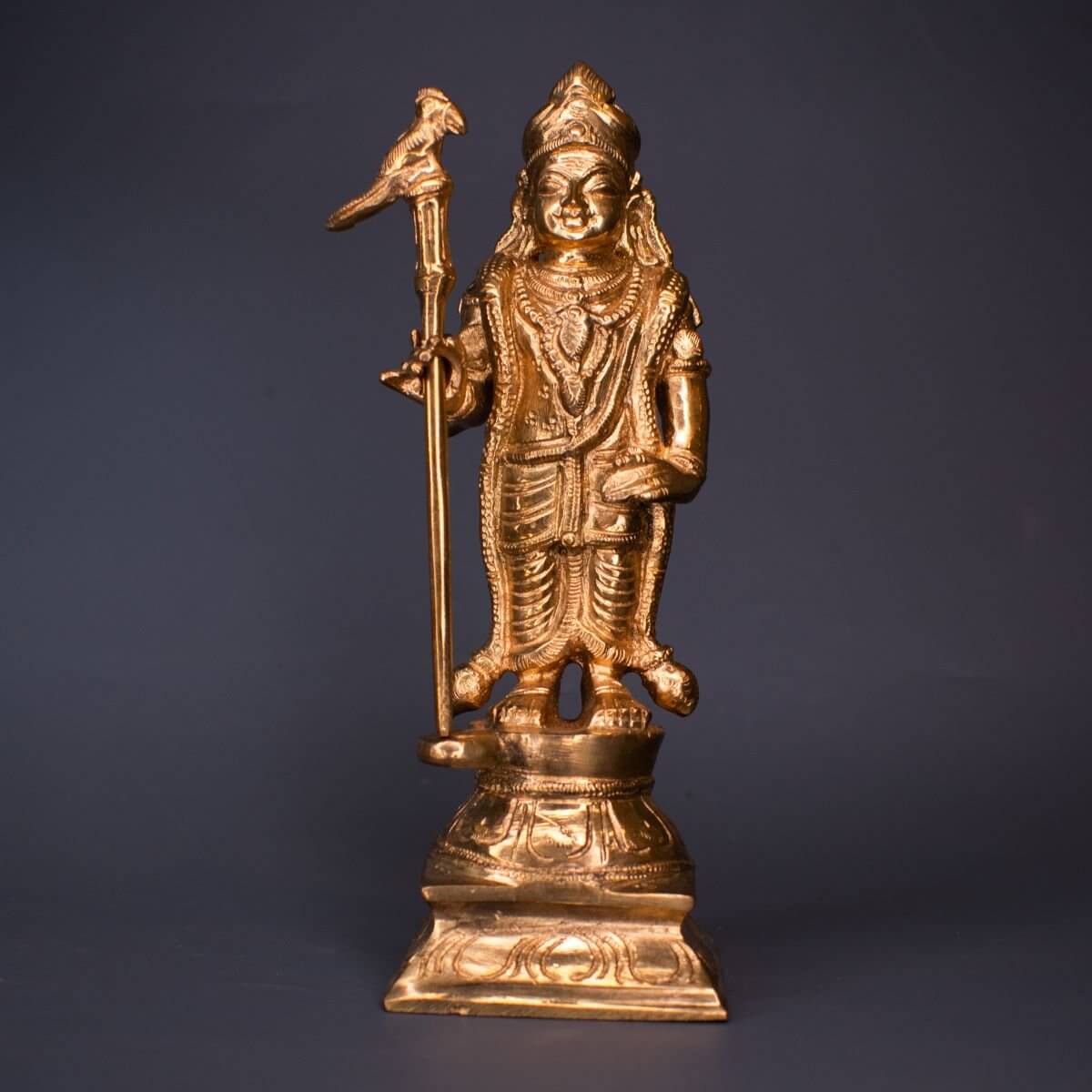 Raja Alangara Murugan Idol 6 inches Zishta Panchaloha idols