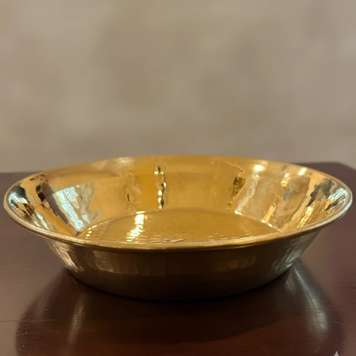 Rakesh Ji Ka Brass Paraat - Medium 10" (Without Tin Coating)