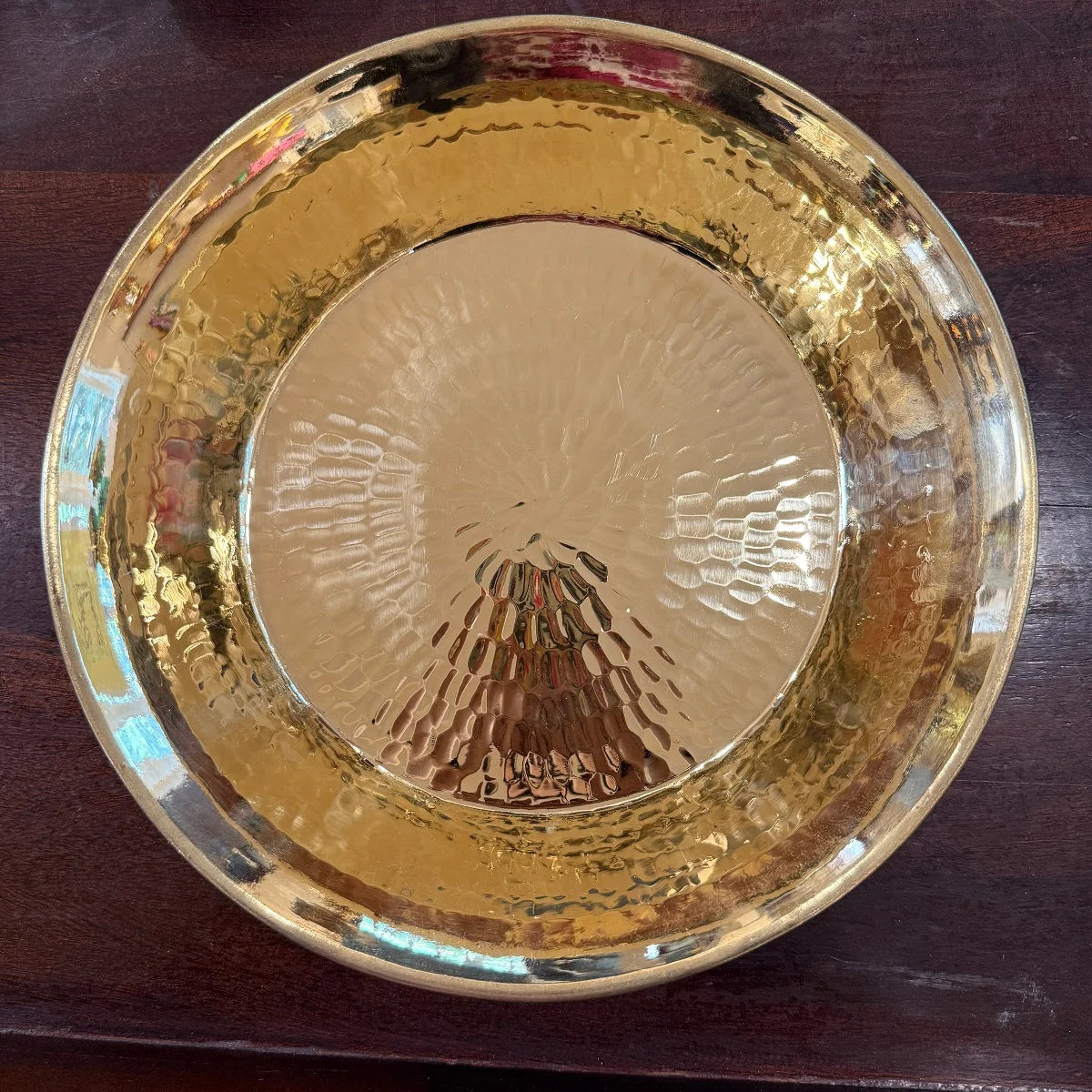 Rakesh Ji Ka Brass Paraat - Medium 10" (Without Tin Coating)