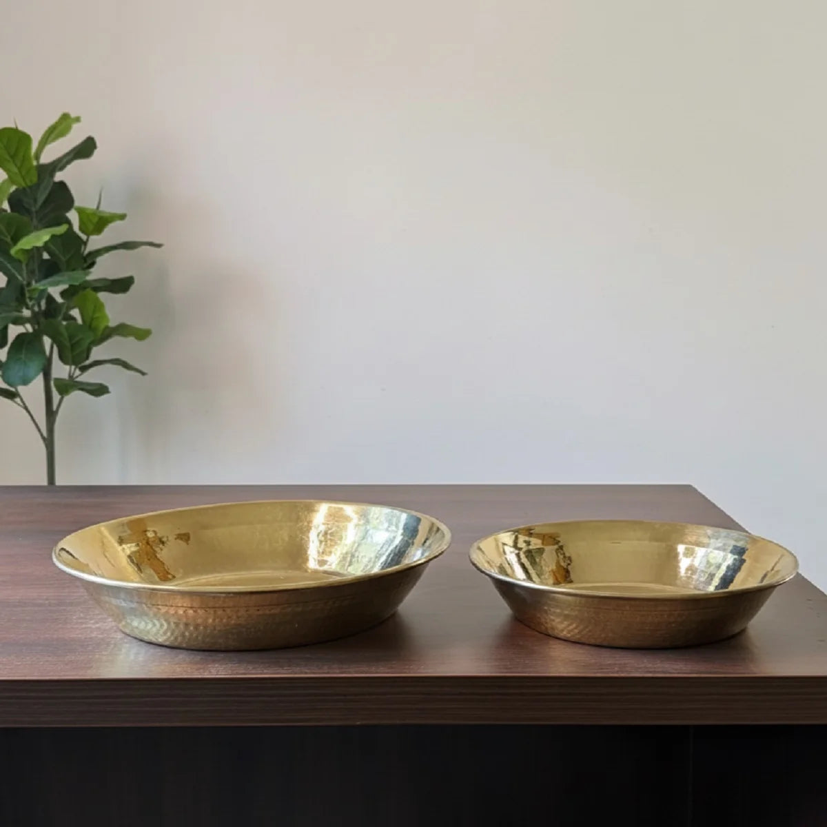 Rakesh Ji Ka Brass Paraat - Medium 10" (Without Tin Coating)