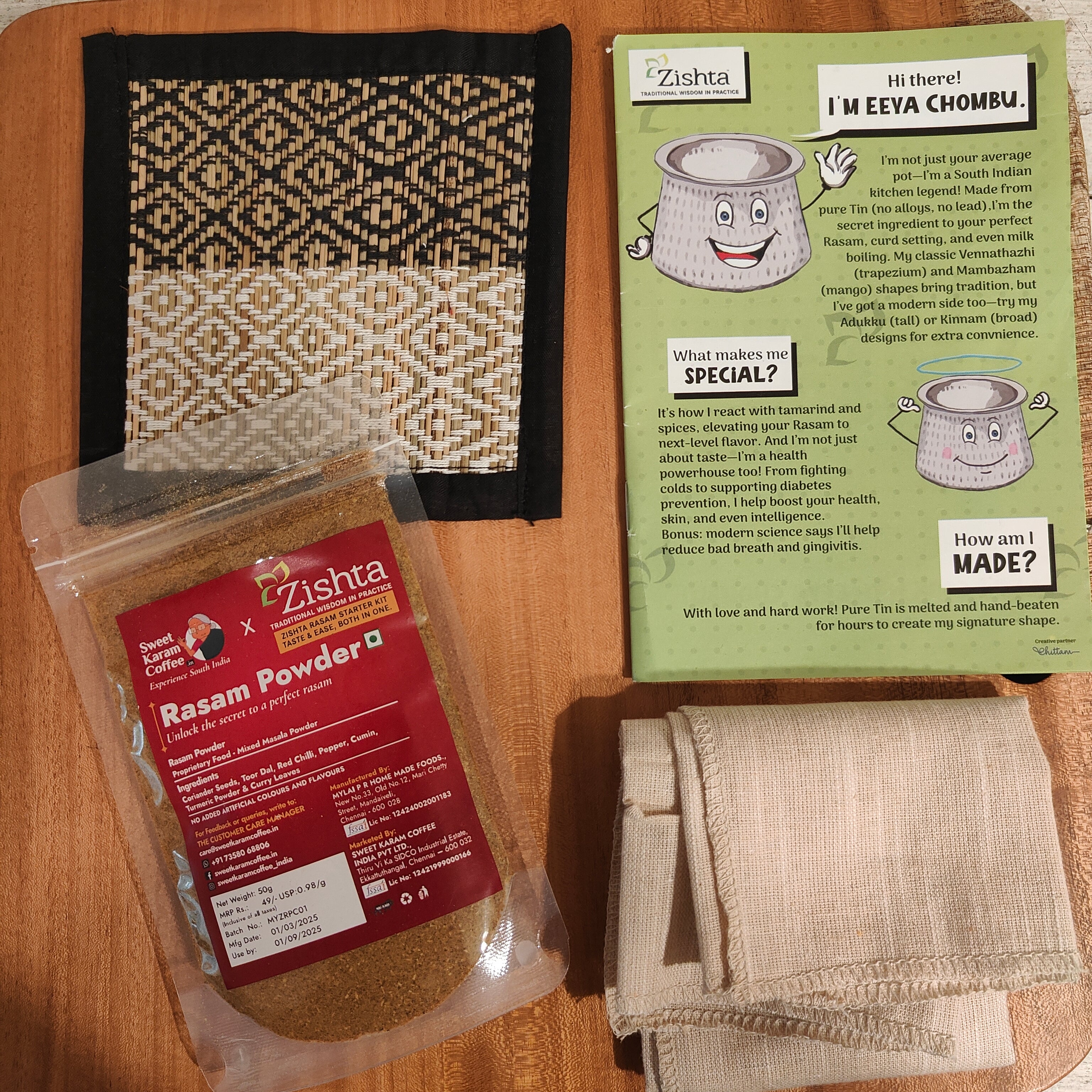 Rasam Starter Kit-Zishta Traditional Cookware