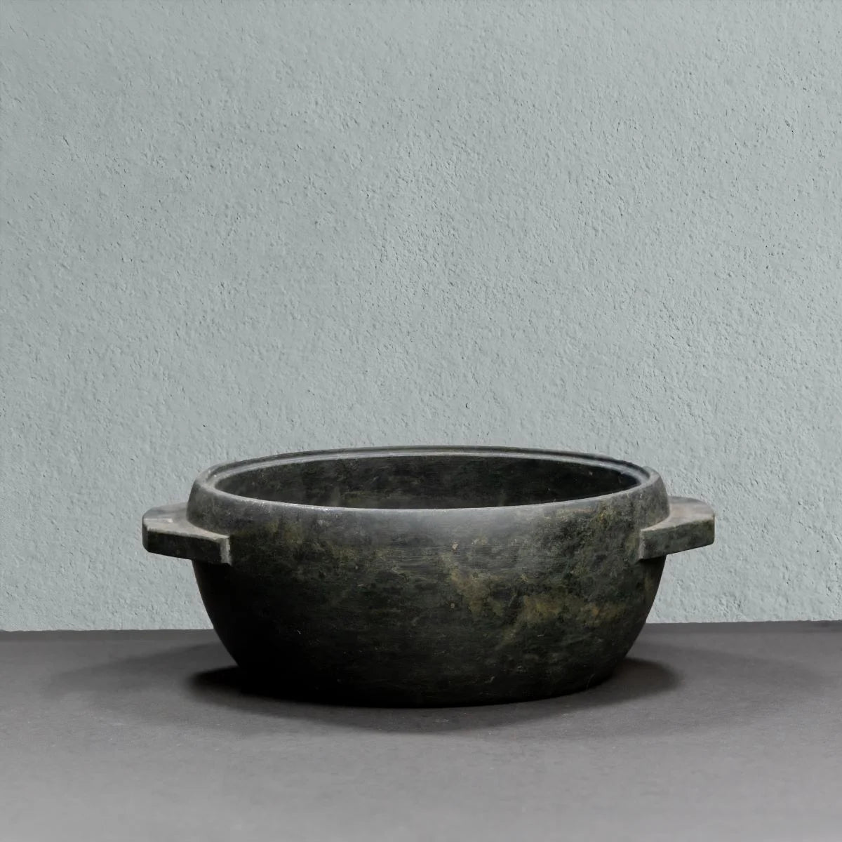 Soapstone Cookware Kalchatti with Lid Treated-Zishta Traditional Cookware