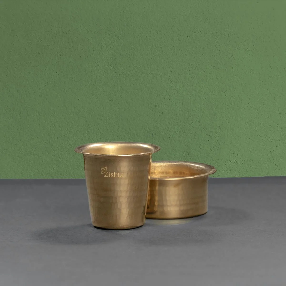 Traditional Brass Davara Tumbler-Zishta Serveware