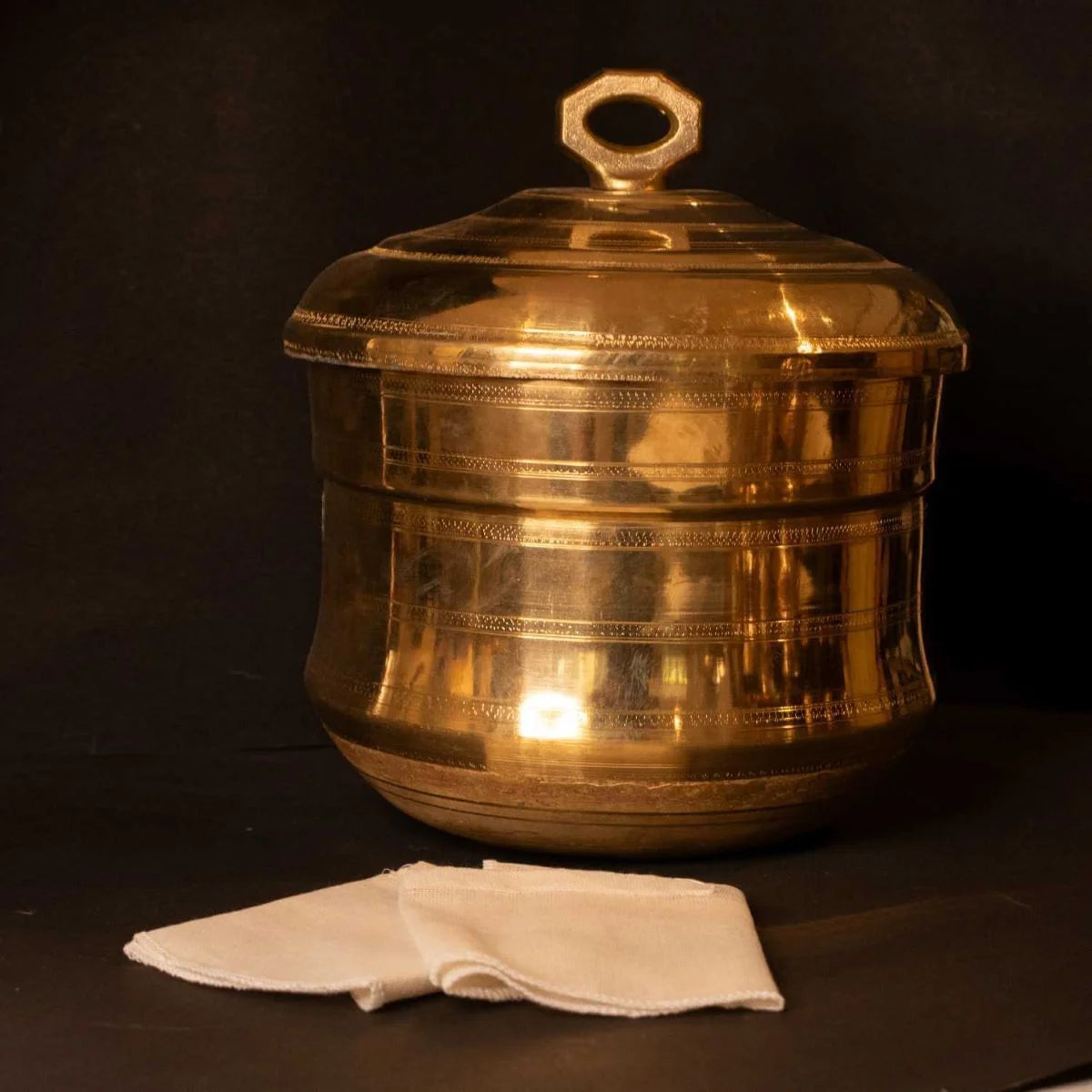Traditional Brass Idli Cooker Steamer Vessel-Zishta Traditional Cookware