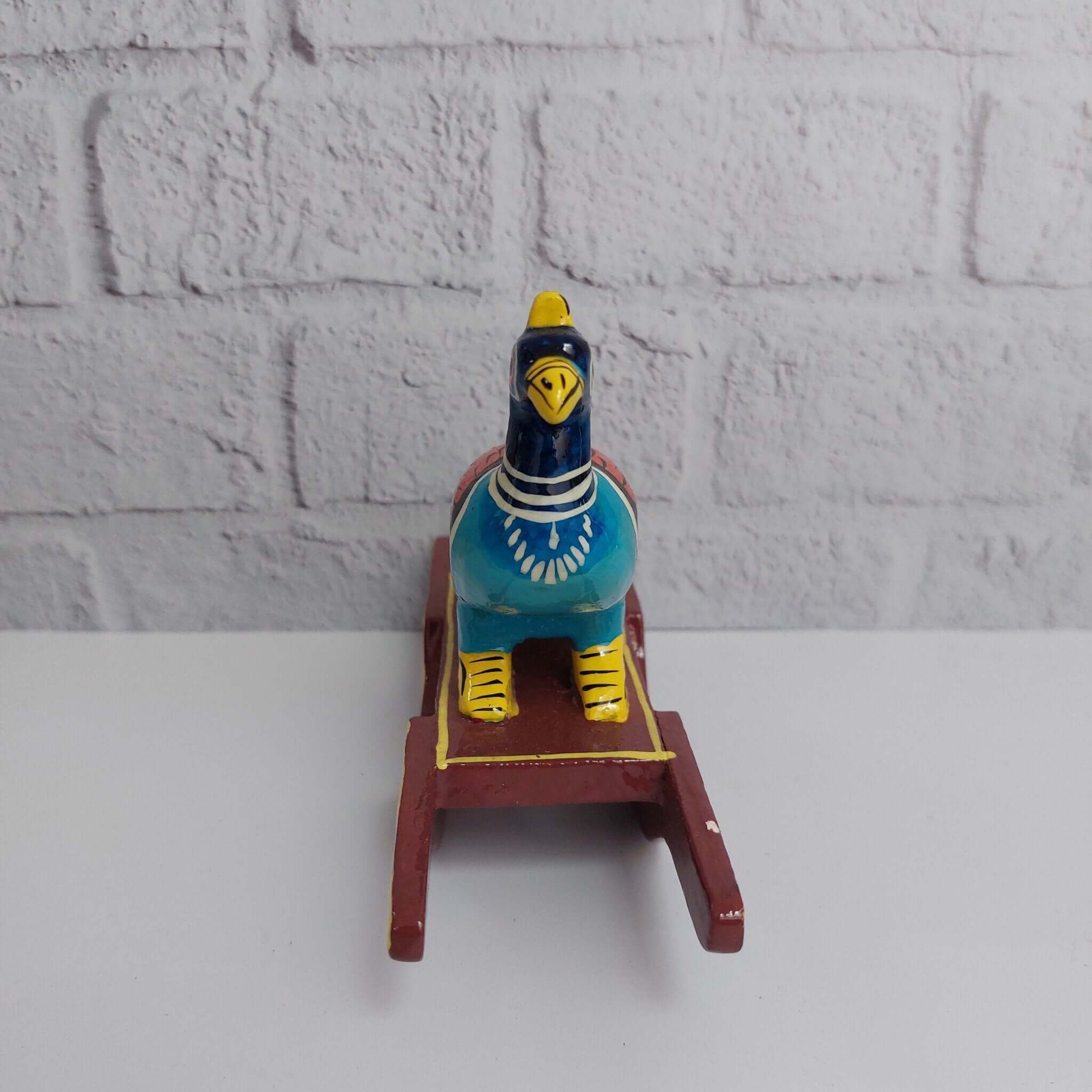 Handcrafted Varanasi Seesaw Peacock-Zishta Traditional Home Décor Toys