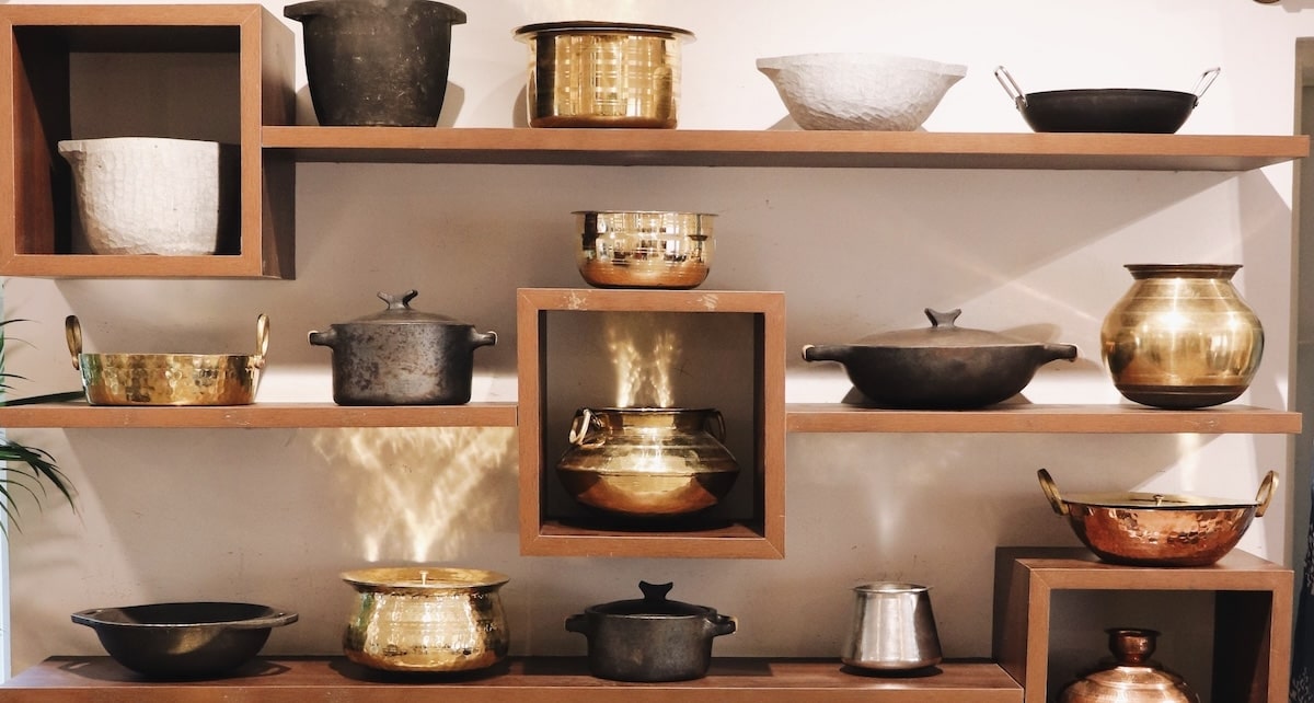 Zishta | Traditional Kansa Brass Cast Iron Soapstone Cookware & More
