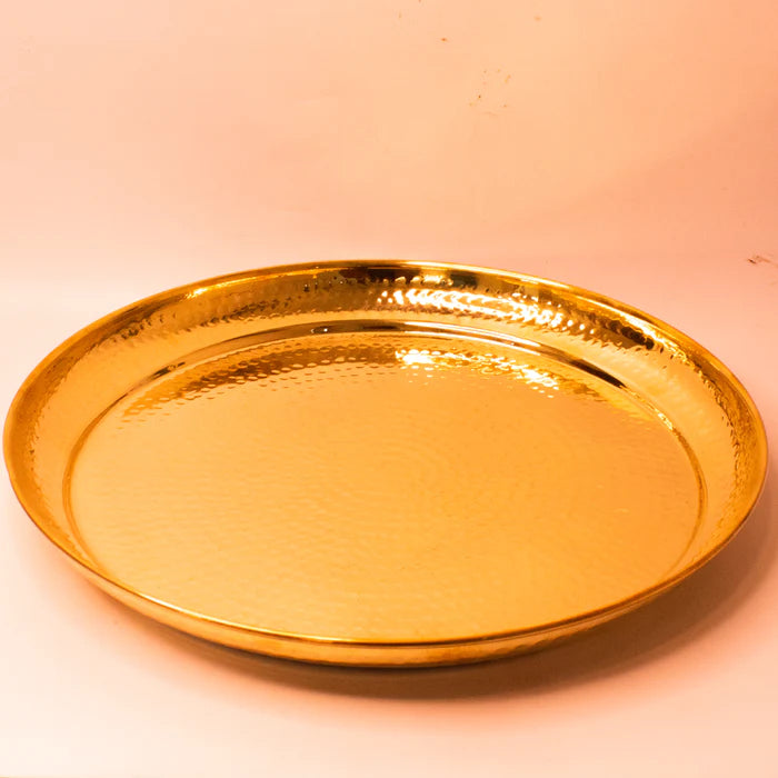 Traditional Brass Puja Thambulam Plate-Mahotsav Deals-1-Zishta