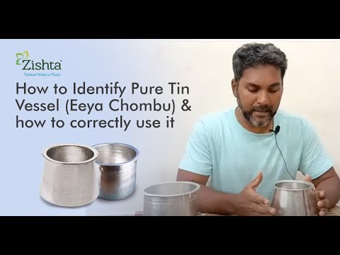 How to Identify Pure Tin Vessel (Eeya Chombu) & How to Correctly Use it-Zishta