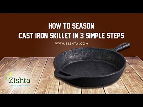 how to season cast iron skillet
