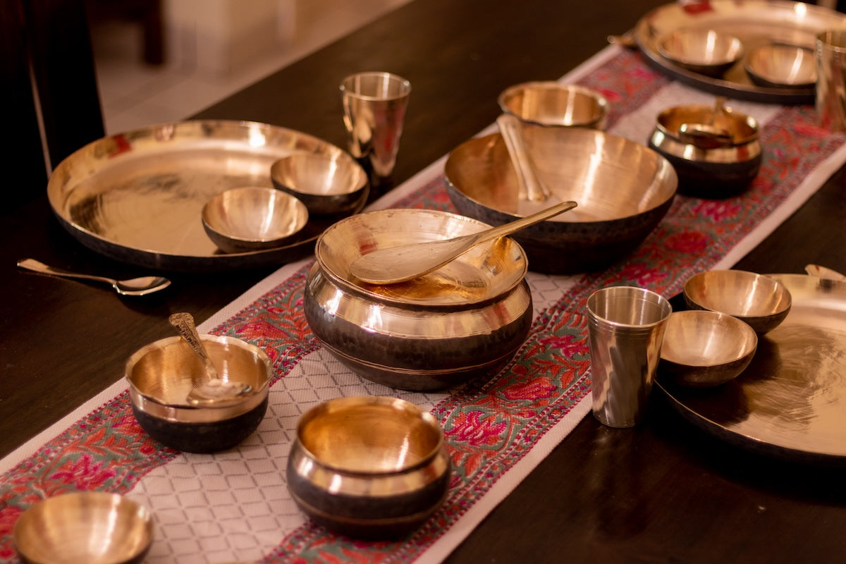 Bronze Dining Legacy: Exploring the Timeless Traditions of Eating in Kansa Utensils