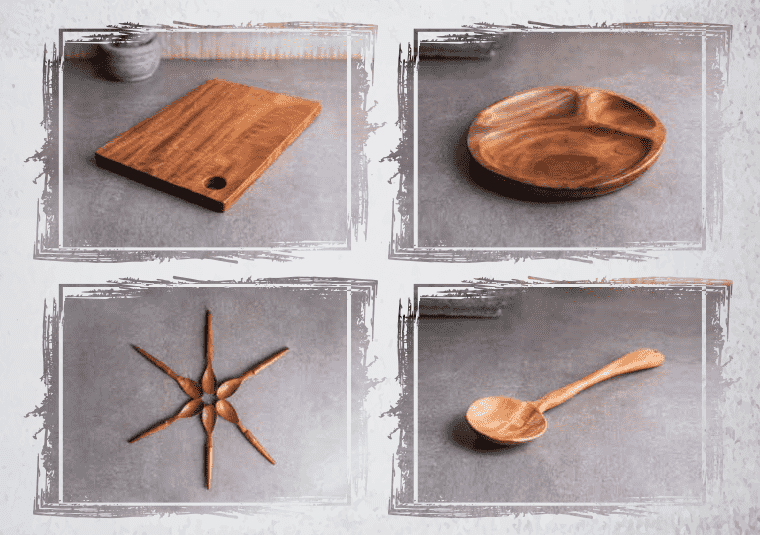 Zishta Neem Wood Kitchen Accessories