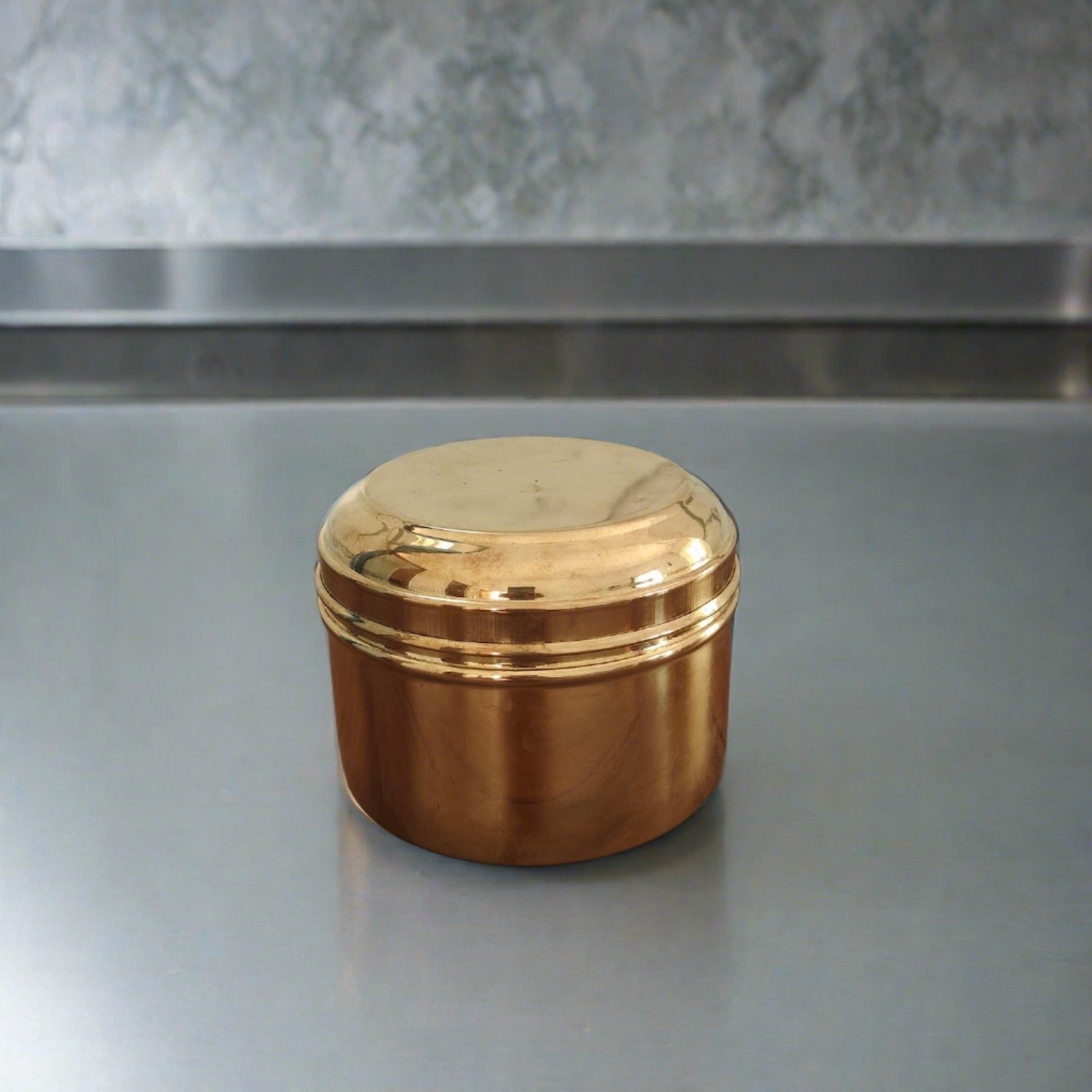 Brass Storage Tiffin Box Containers (With tin Coating)