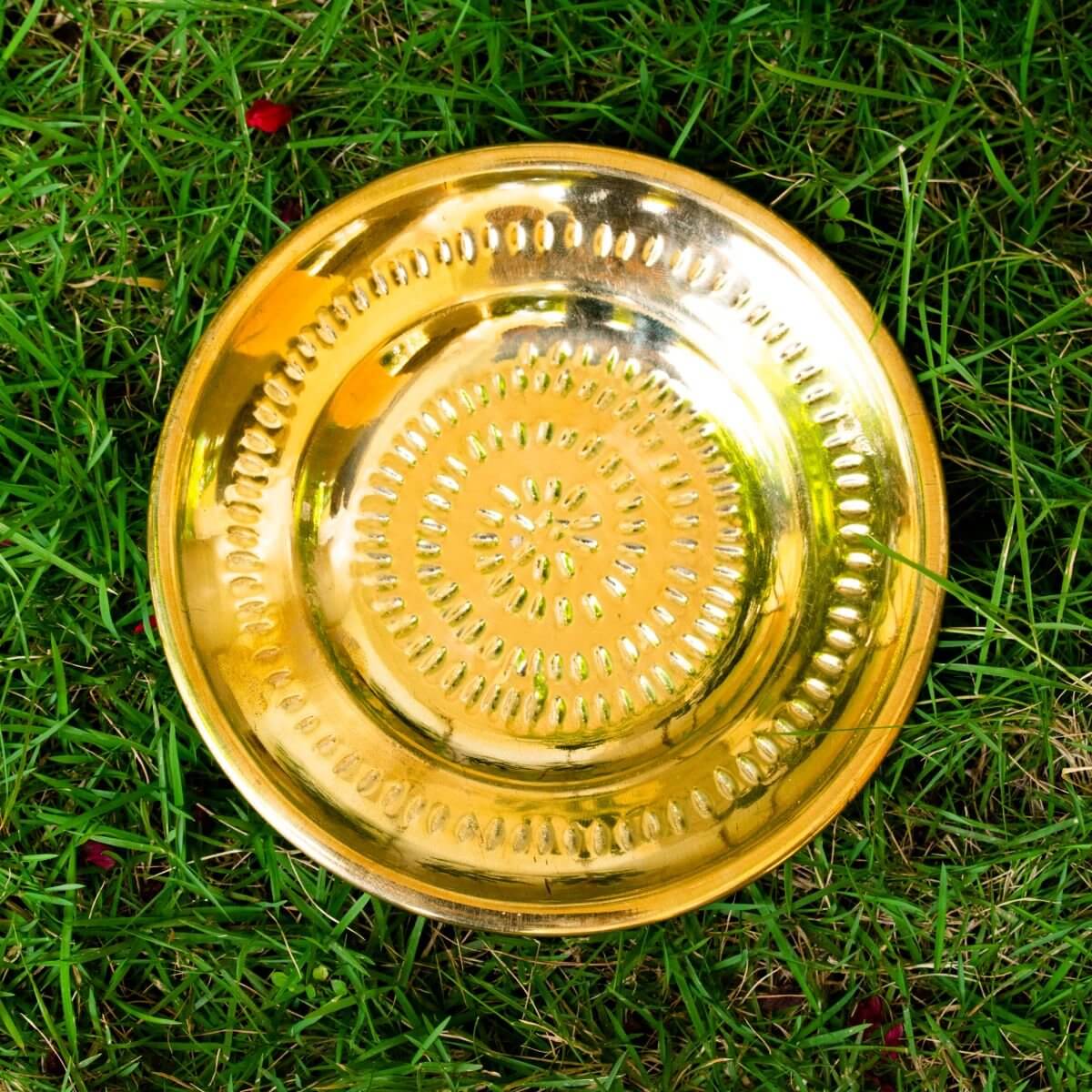 Brass Strainer Lid-1-Zishta Kitchen Accessories