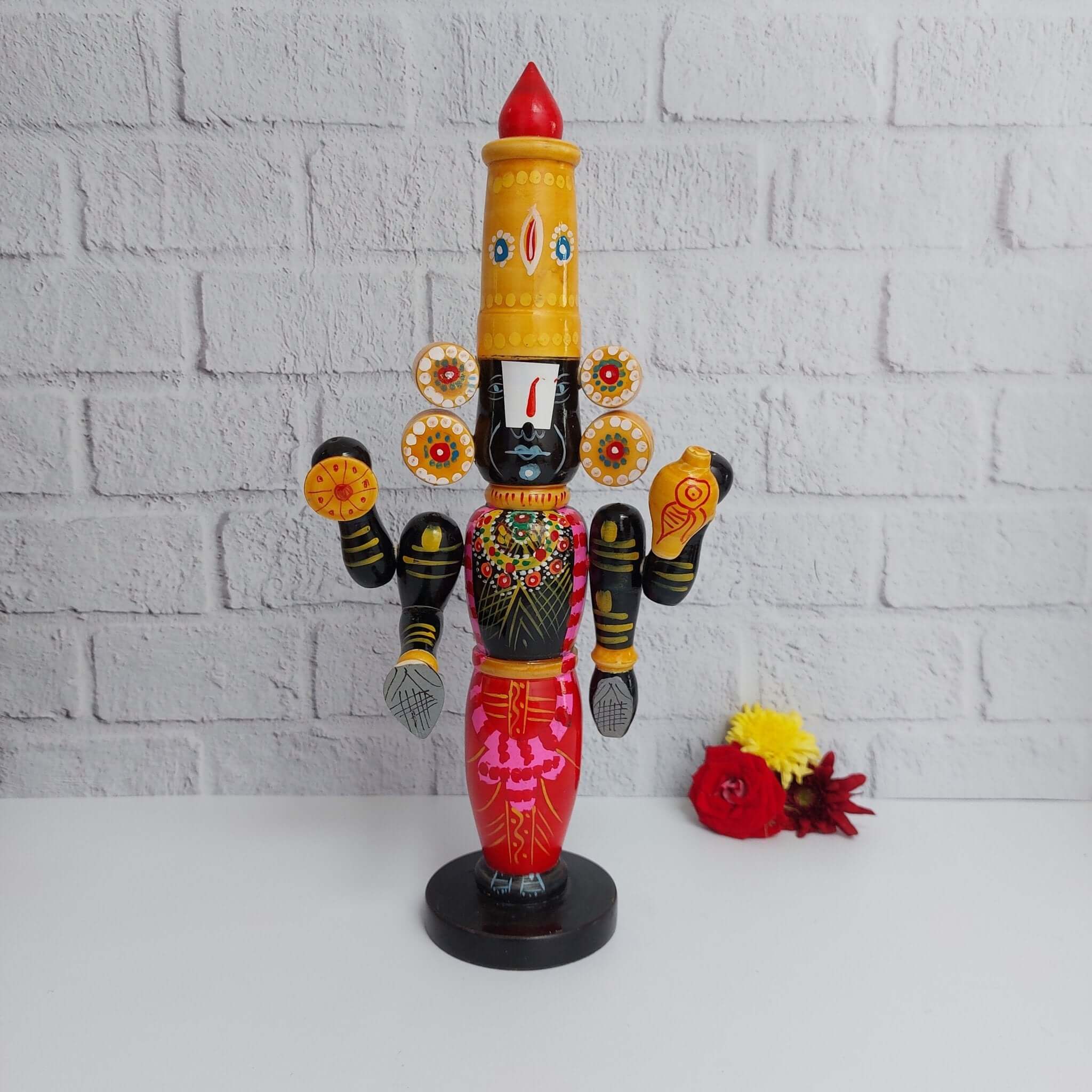 Etikoppaka Lord Balaji-Zishta Traditional Home Decor Toys