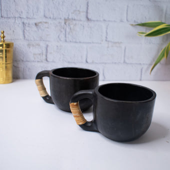 Tea Cups : Manipur Black Pottery