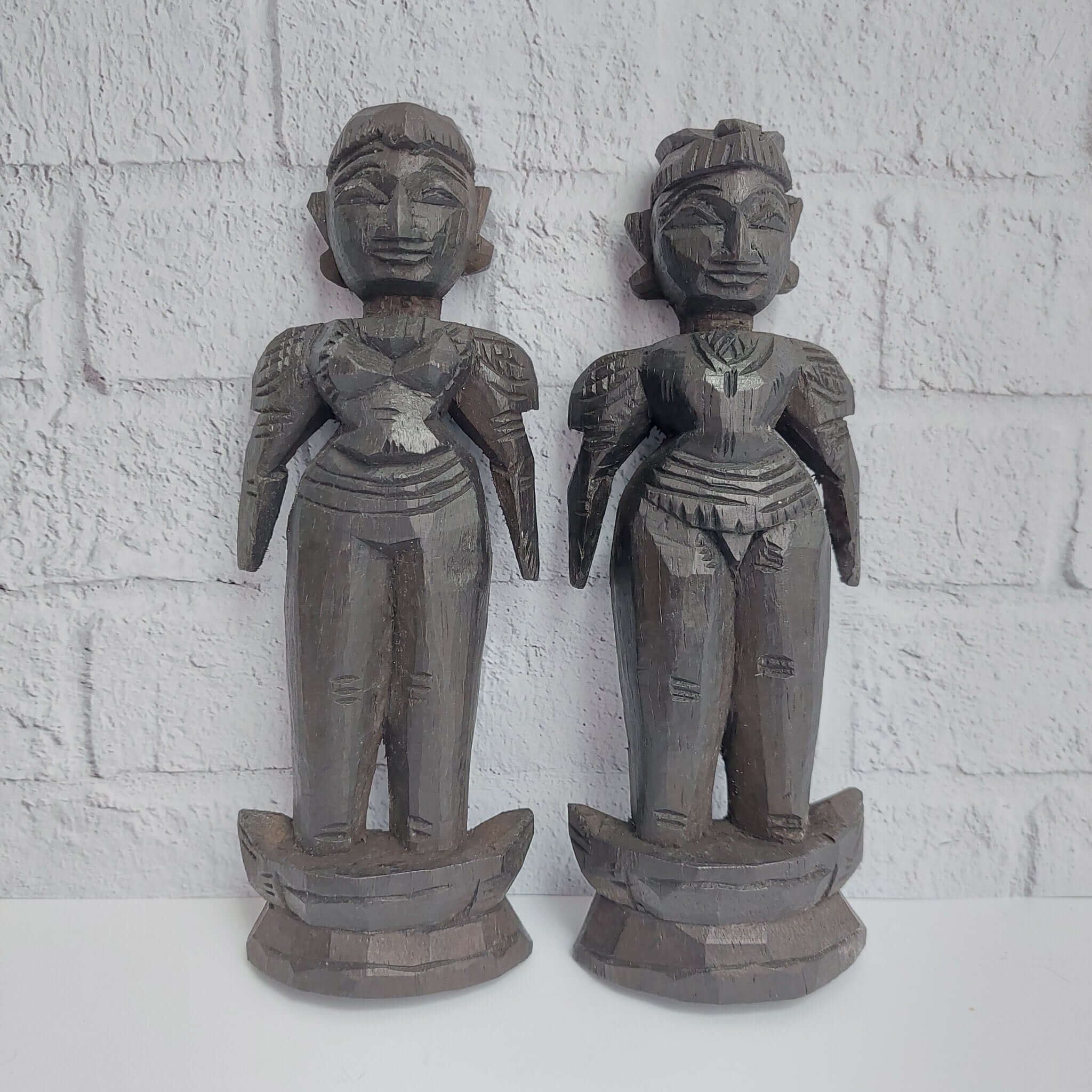 Channapatna Marapachi Pair Medium-Zishta Traditional Home Decor Toys