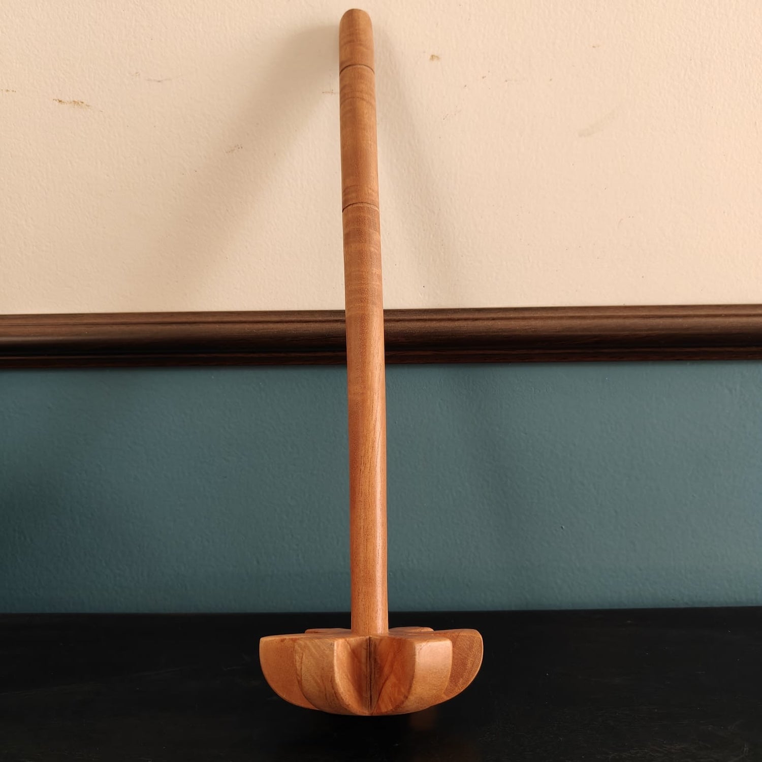 Neem Wood Churner - Single Piece Carved Wood