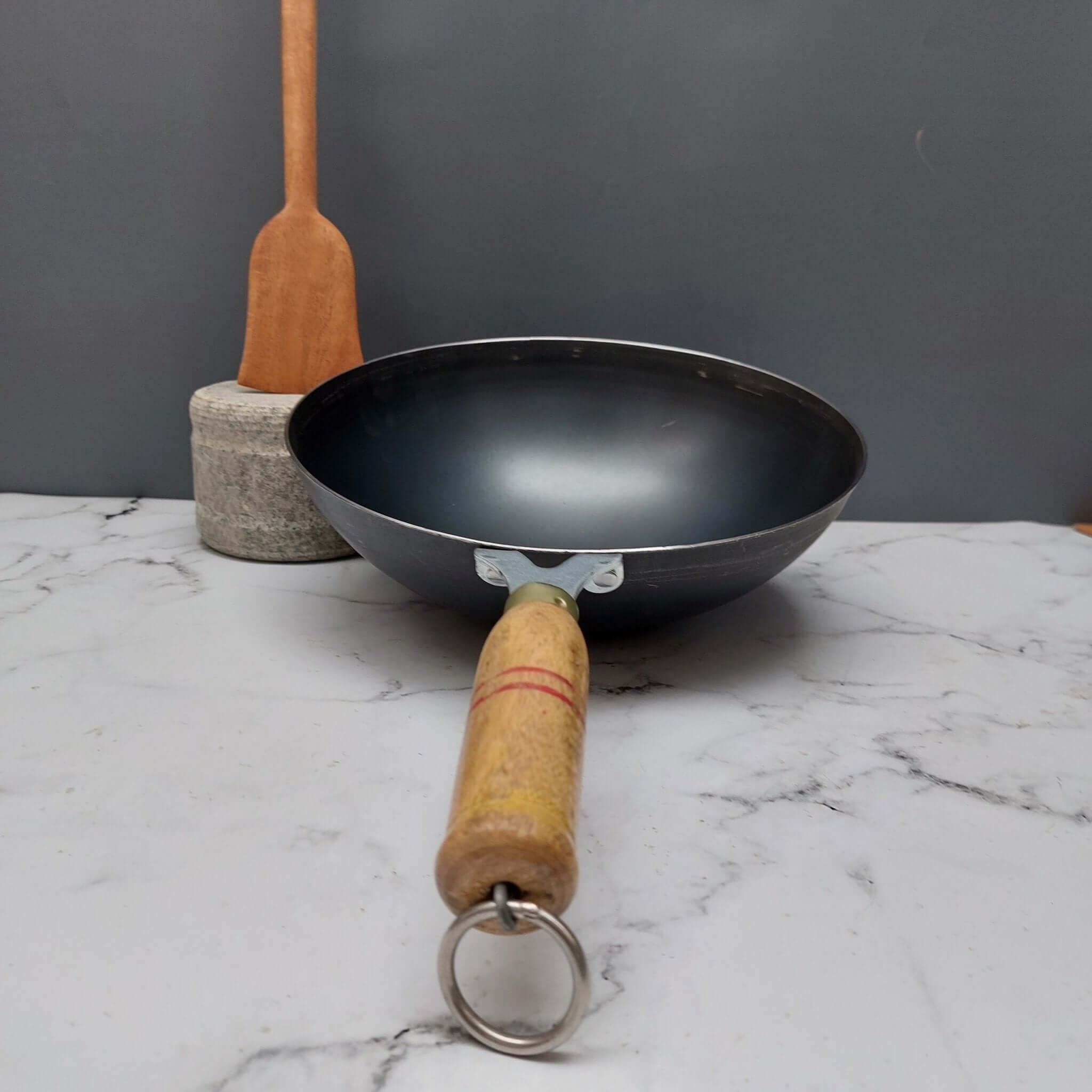 Pure Iron Wok 2-Zishta Traditional Cookware