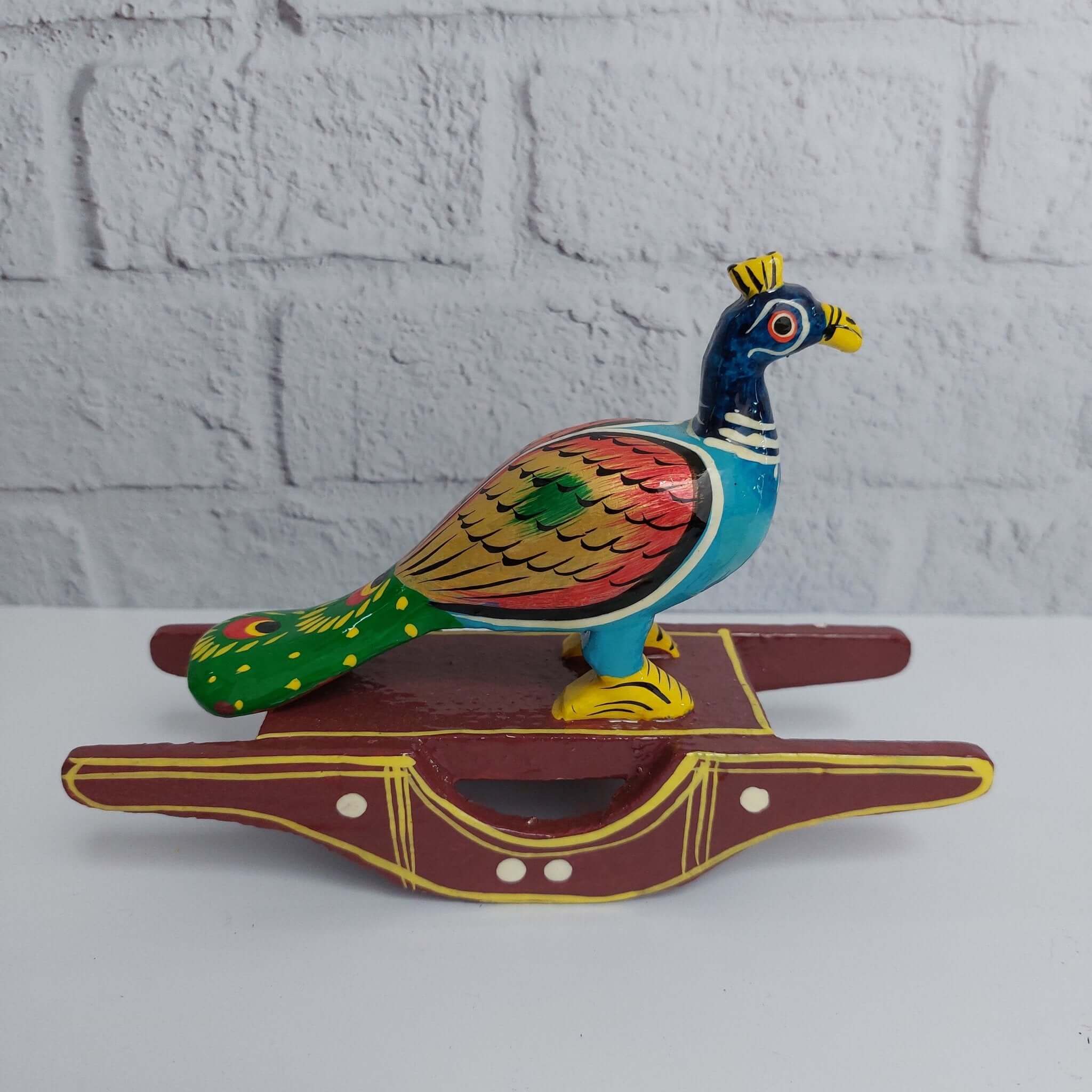 Varanasi Seesaw Peacock 1-Zishta Traditional Home Décor Toys