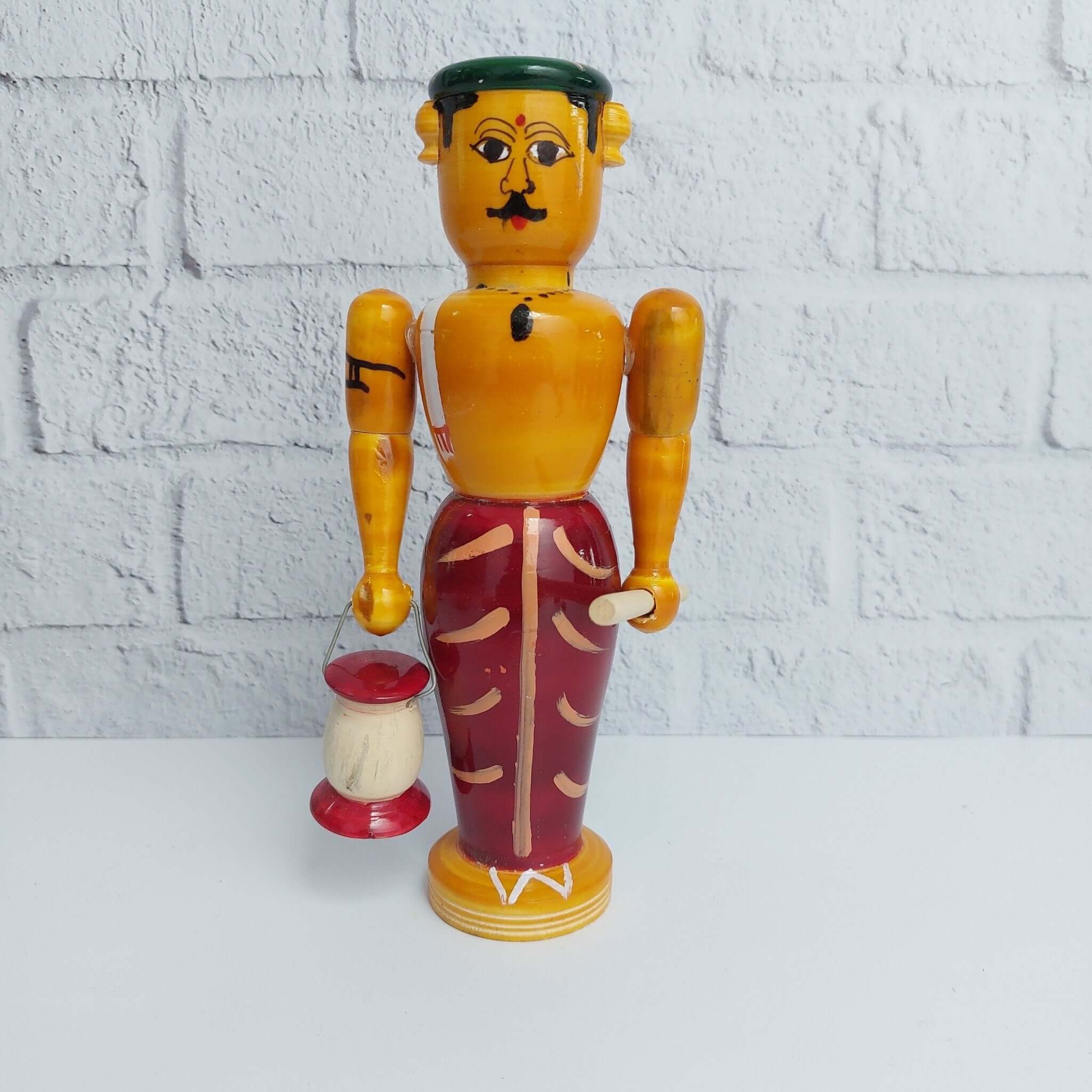 Etikoppaka Village Watchman-Zishta Traditional Home Decor Toys