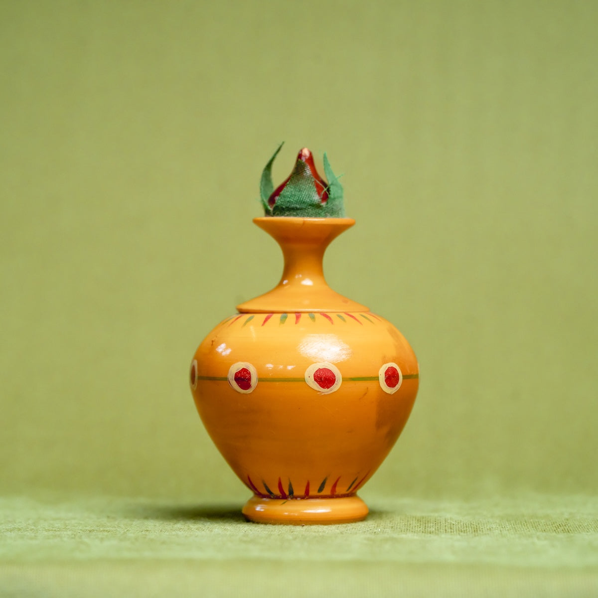 Kalash Set Of 5 | Wooden haldi kumkum dabba for gift
