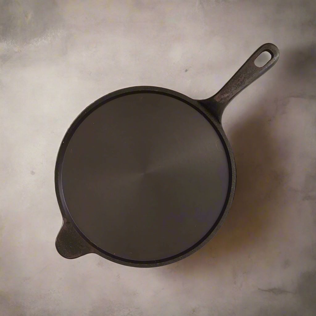 Cast Iron Tawa With Long Handle