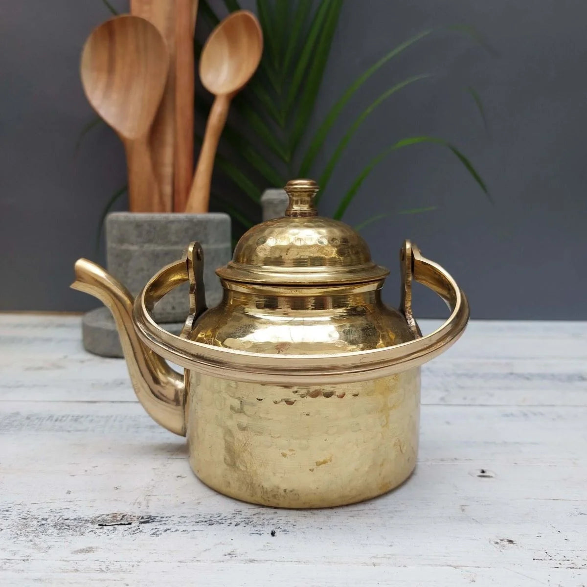 Traditional Brass Kettle-Zishta Brass Cookware