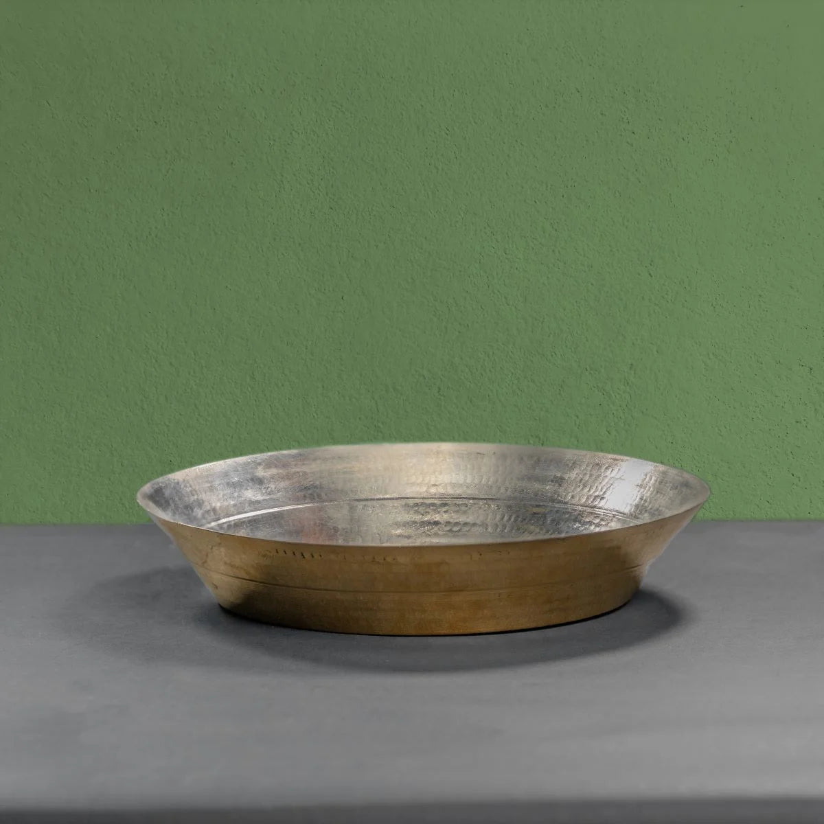 Brass Paraat with Tin Coating-Zishta Traditional Kitchen Accessories