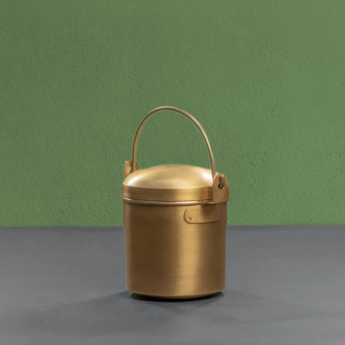 Brass Storage Container Antique-Thooku Chatti-Zishta Kitchen Food Storage