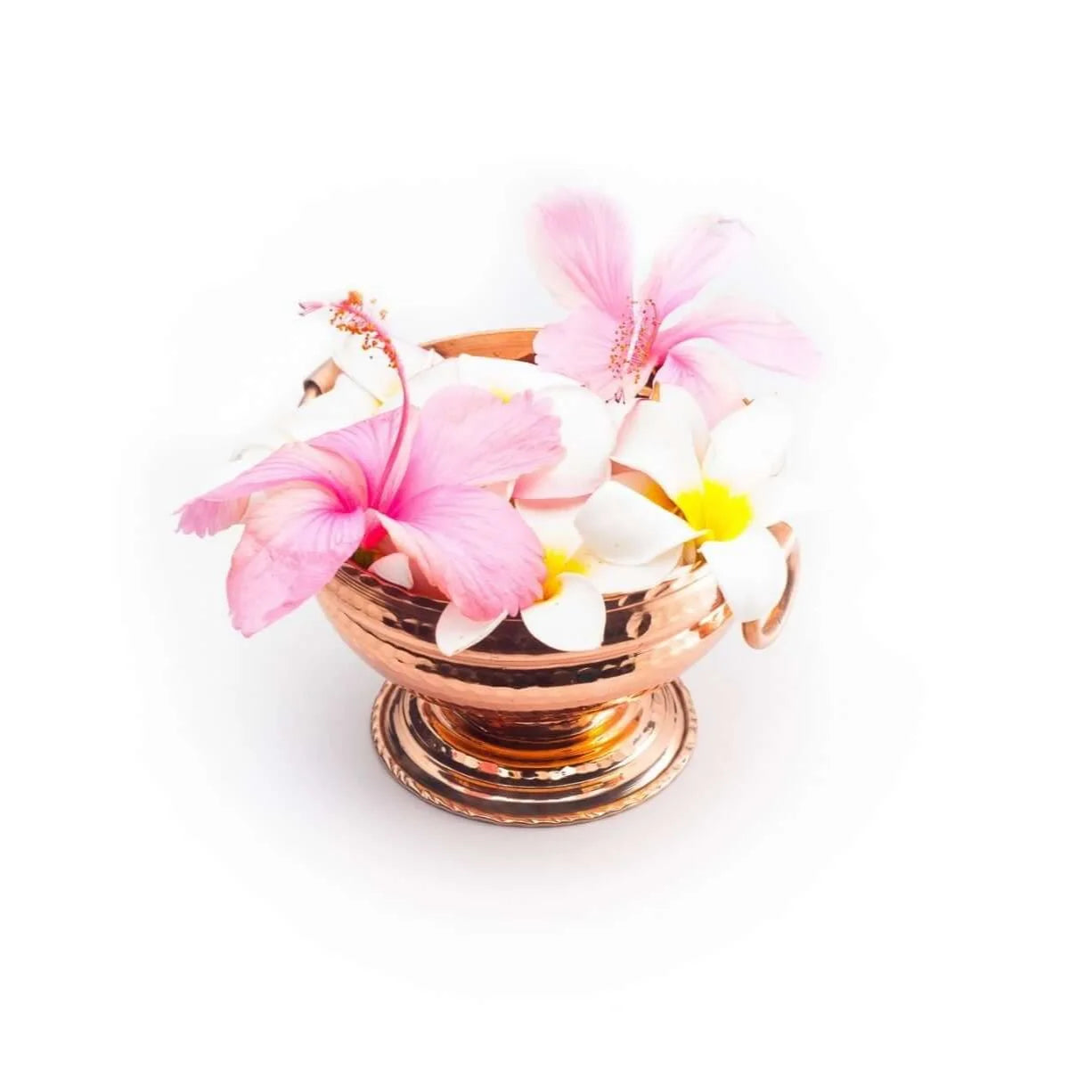 Copper Ganghal with Flowers-Zishta Pooja Essentials