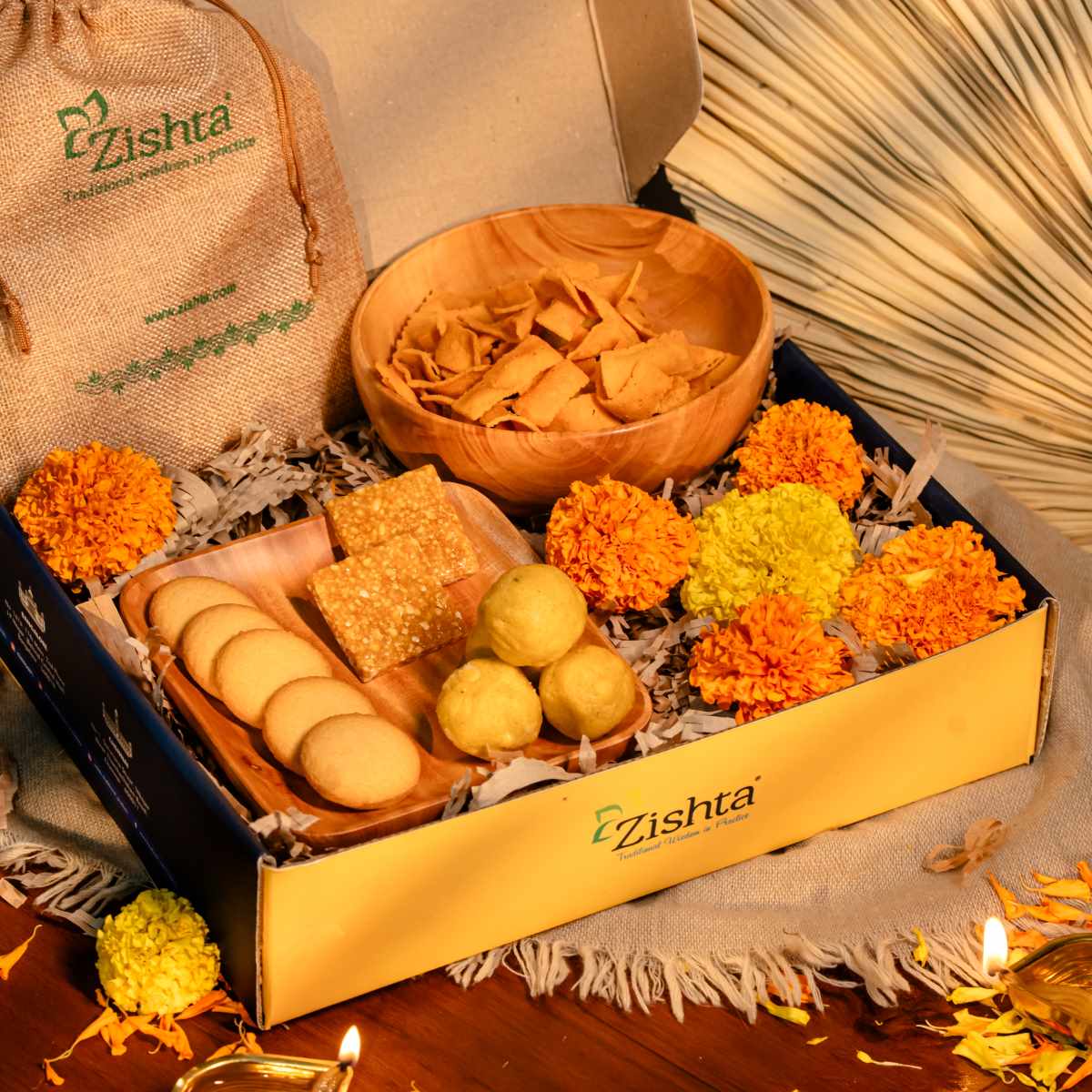 Diwali Neem Snack Serving Set-1-Zishta Diwali Gifting