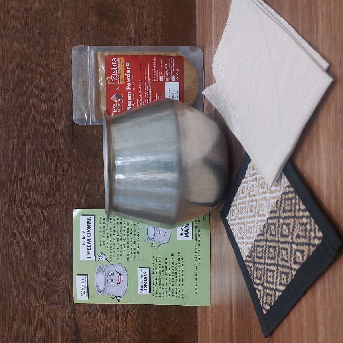 Eeya Chombu Mambazham Shape Starter Kit-Zishta Traditional Cookware
